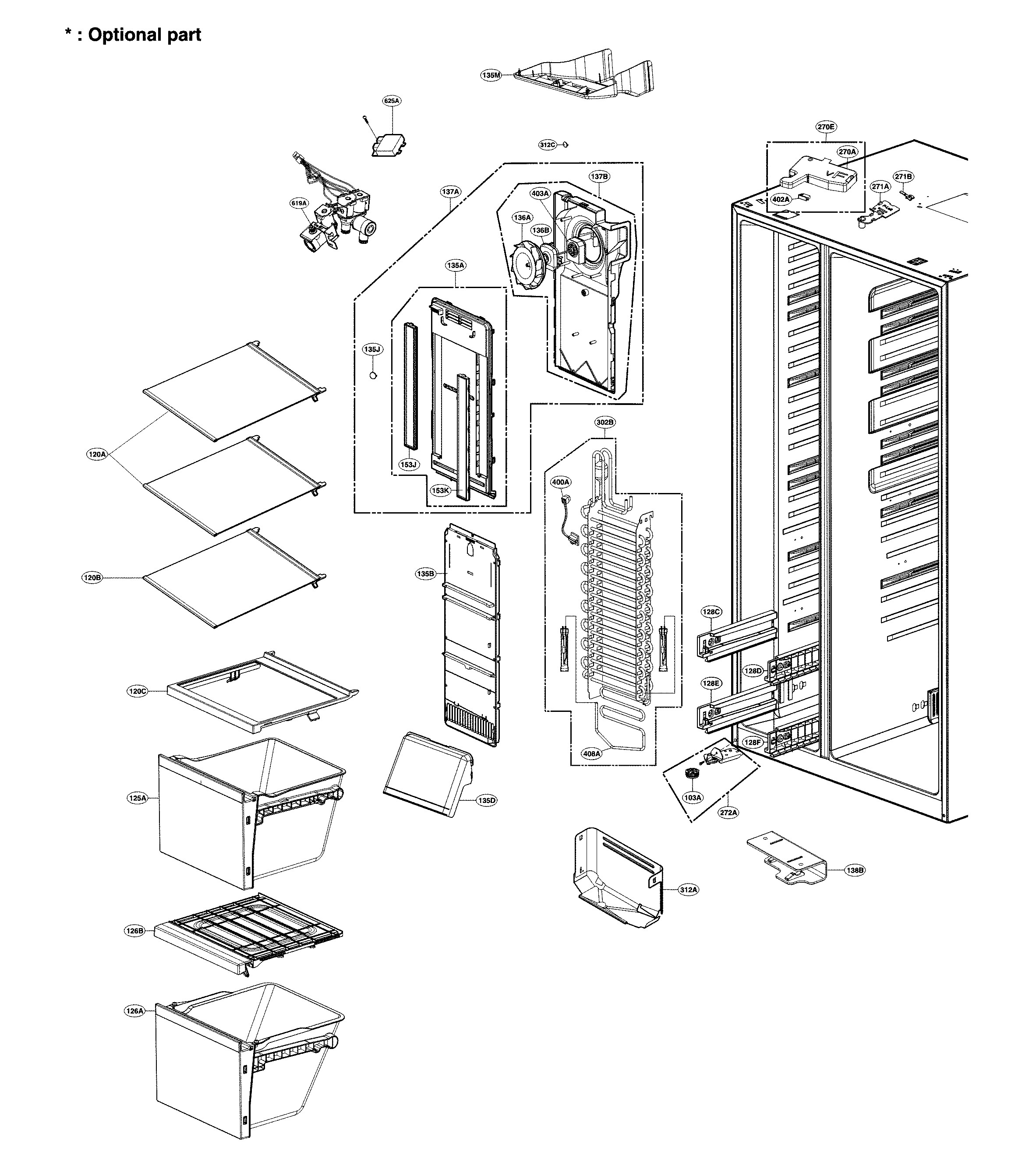 Freezer compartment