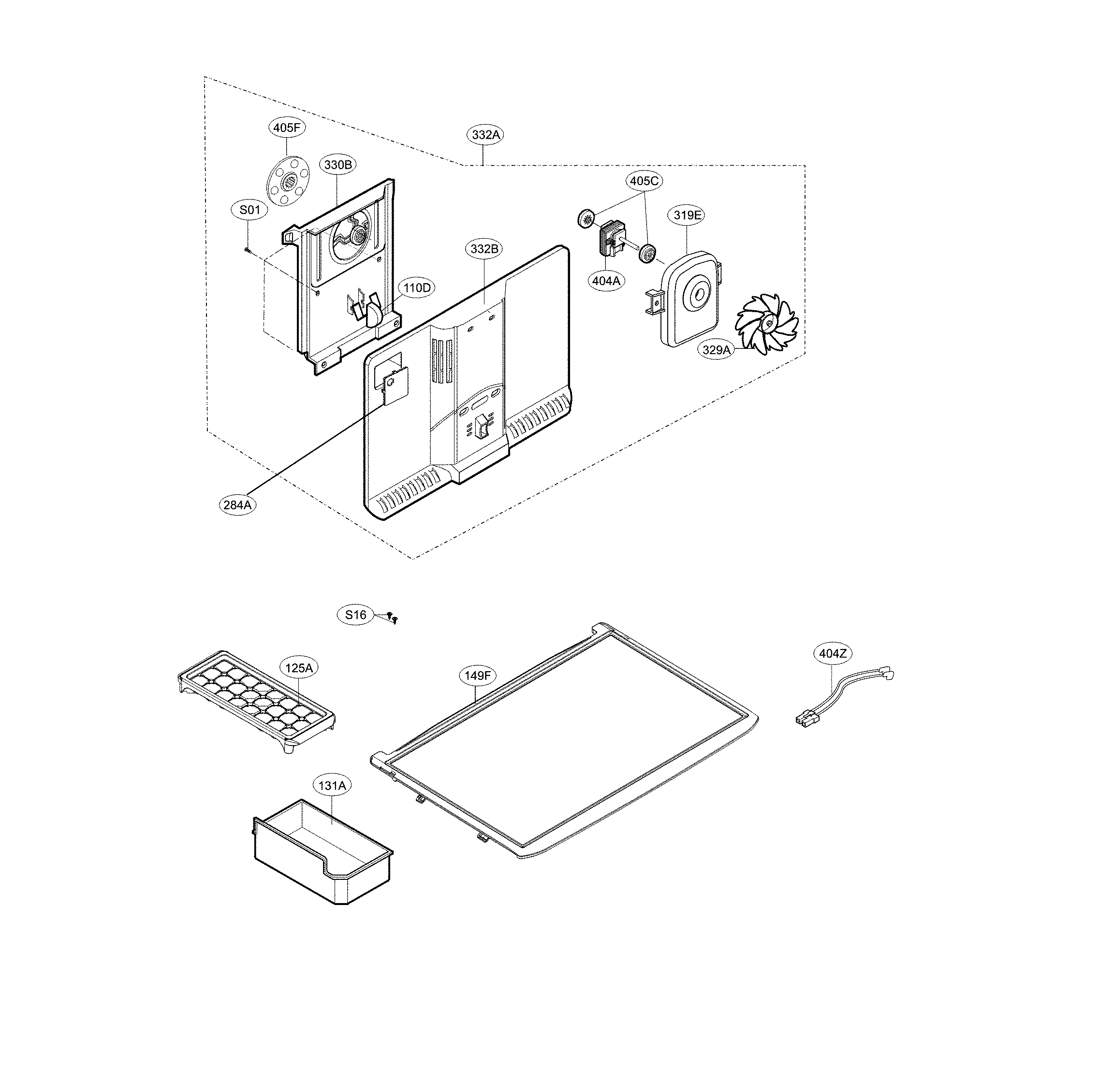 Freezer parts