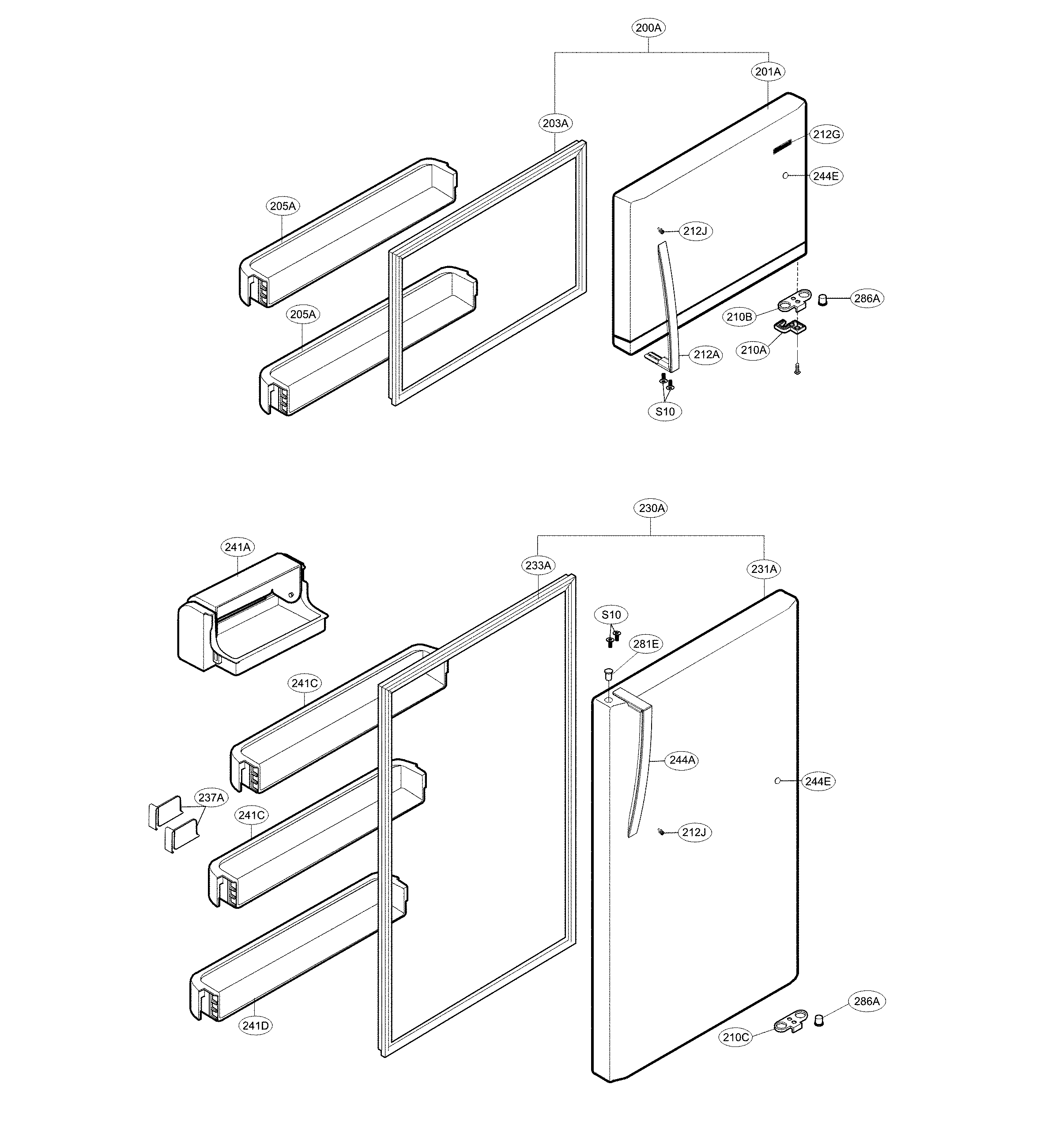 Door parts