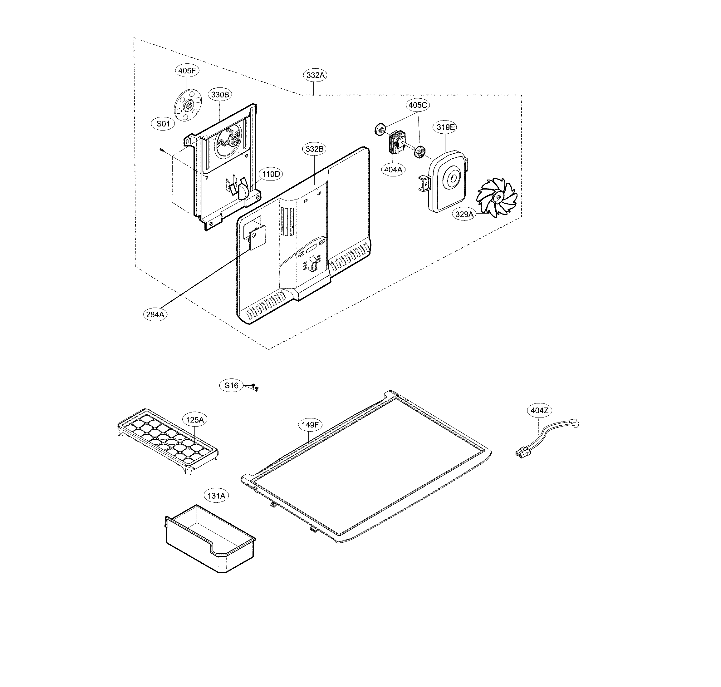 Freezer parts