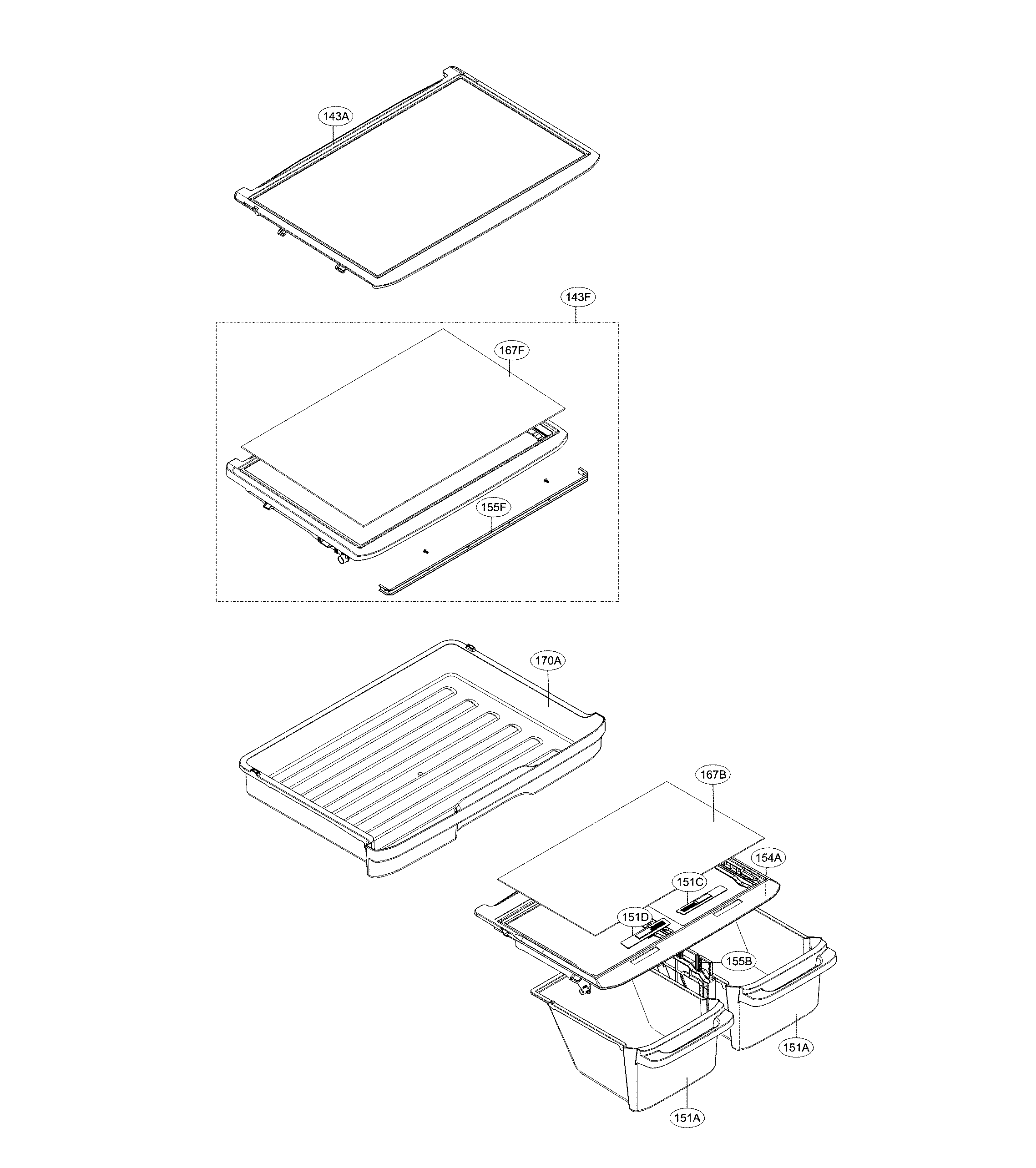Refrigerator parts