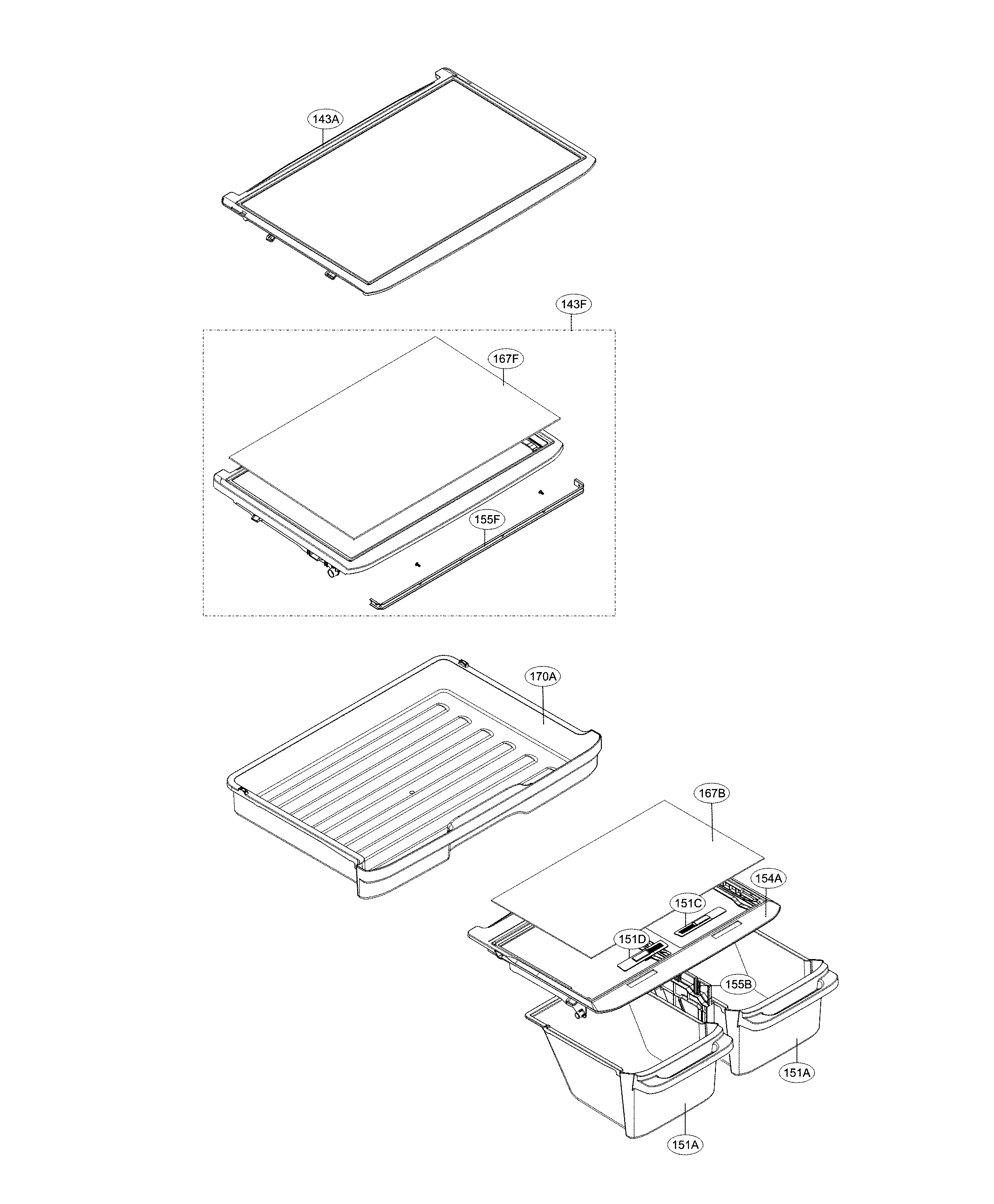 Refrigerator parts