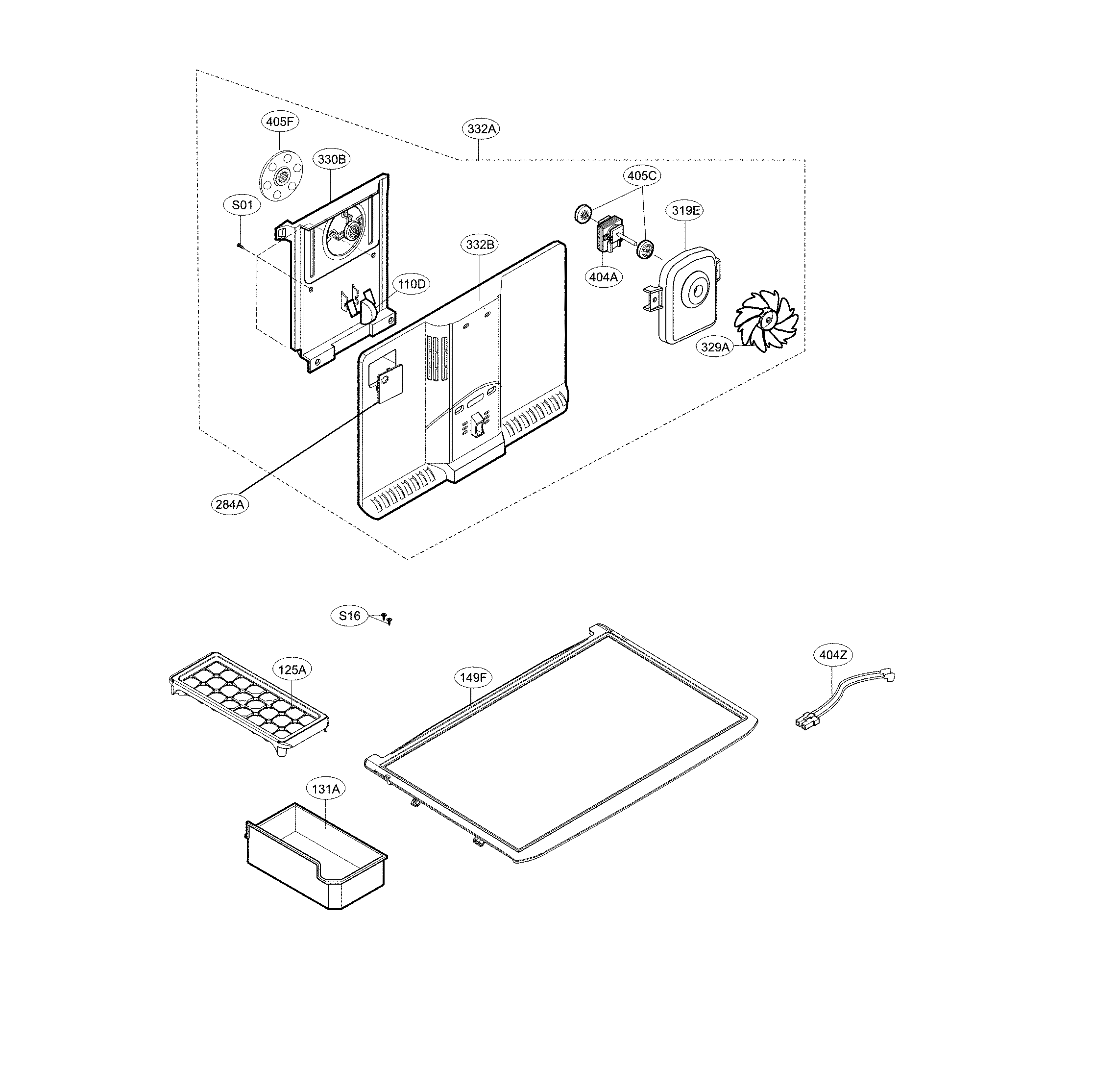 Freezer parts