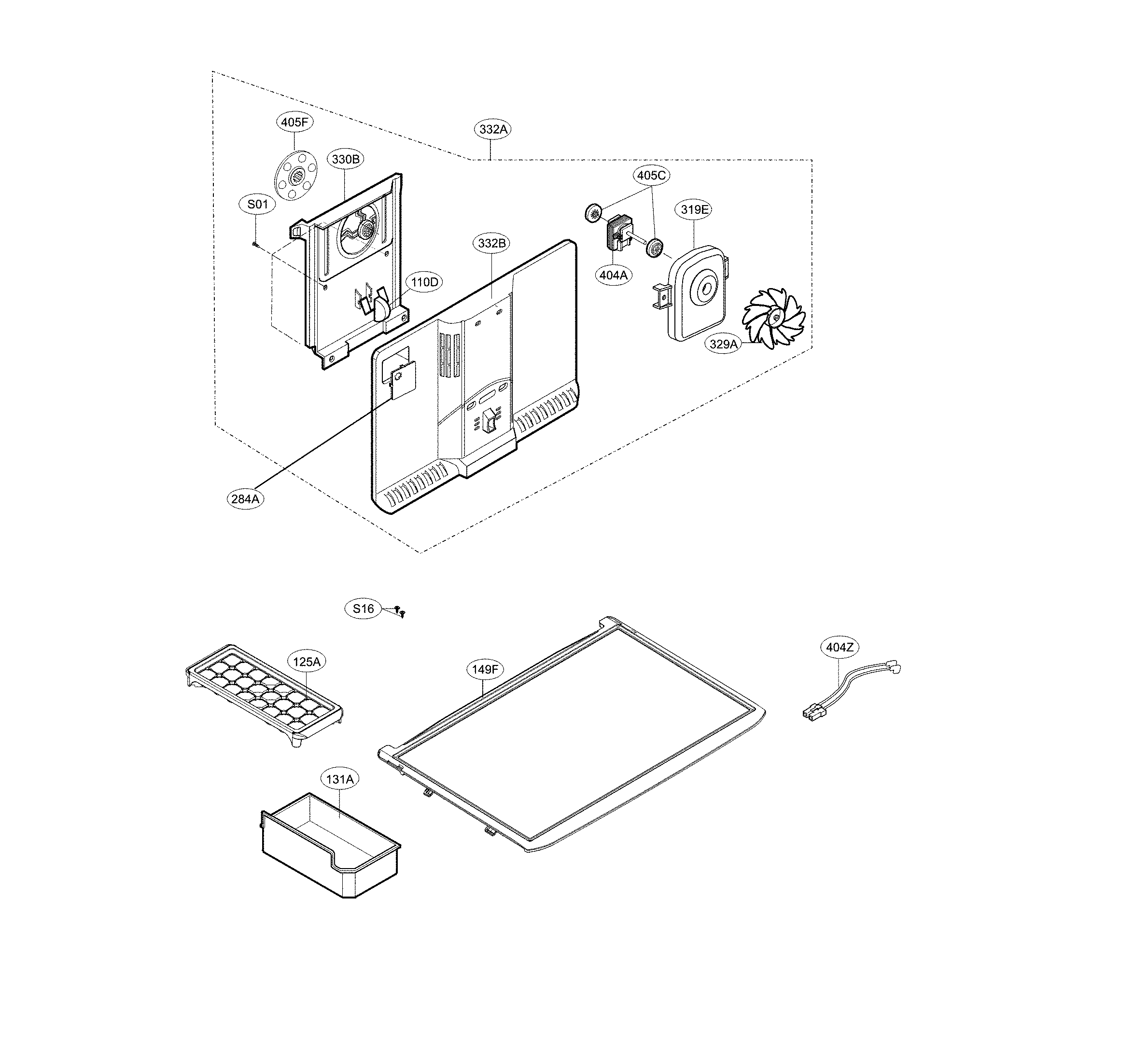 Freezer parts