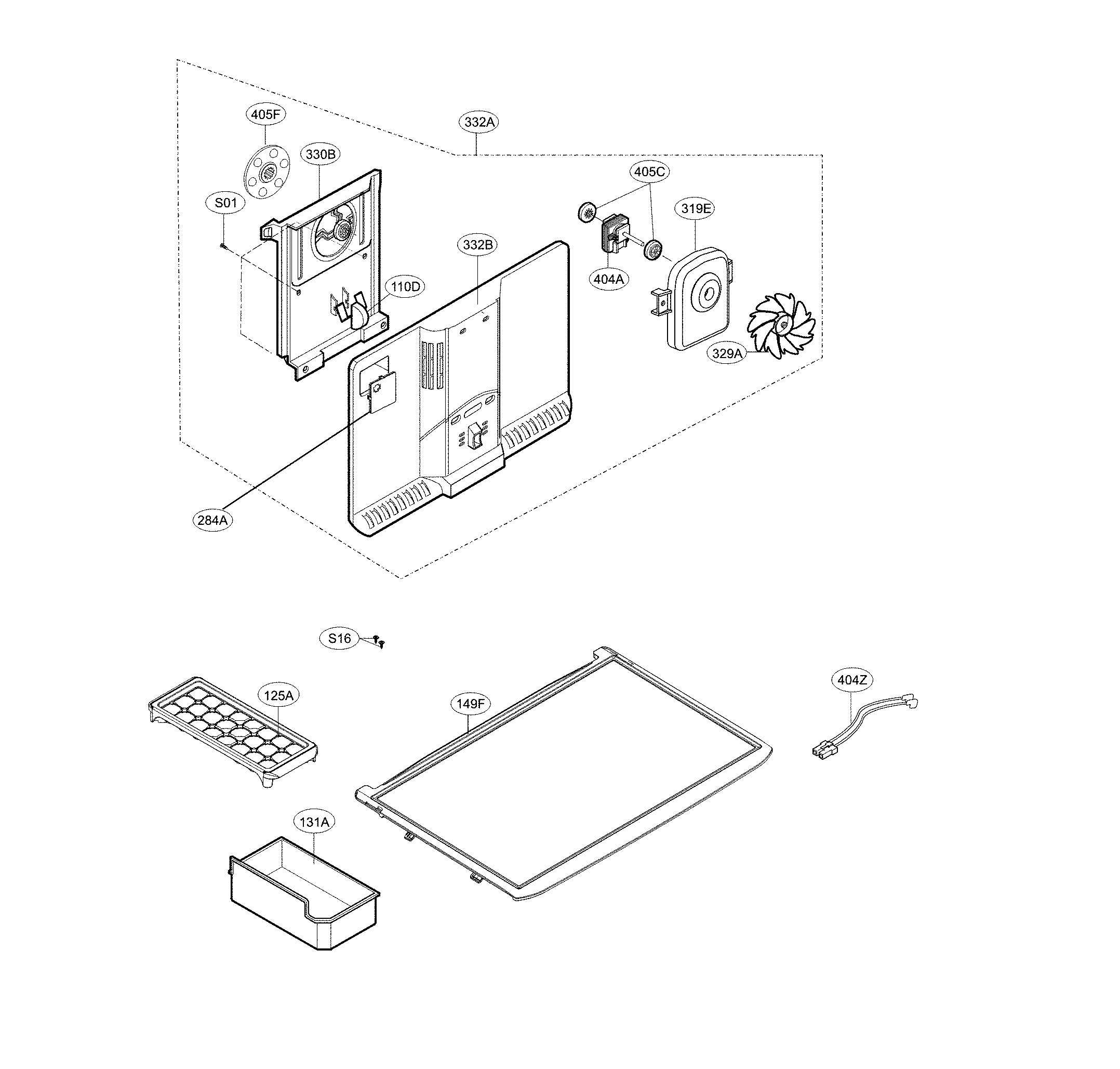 Freezer parts