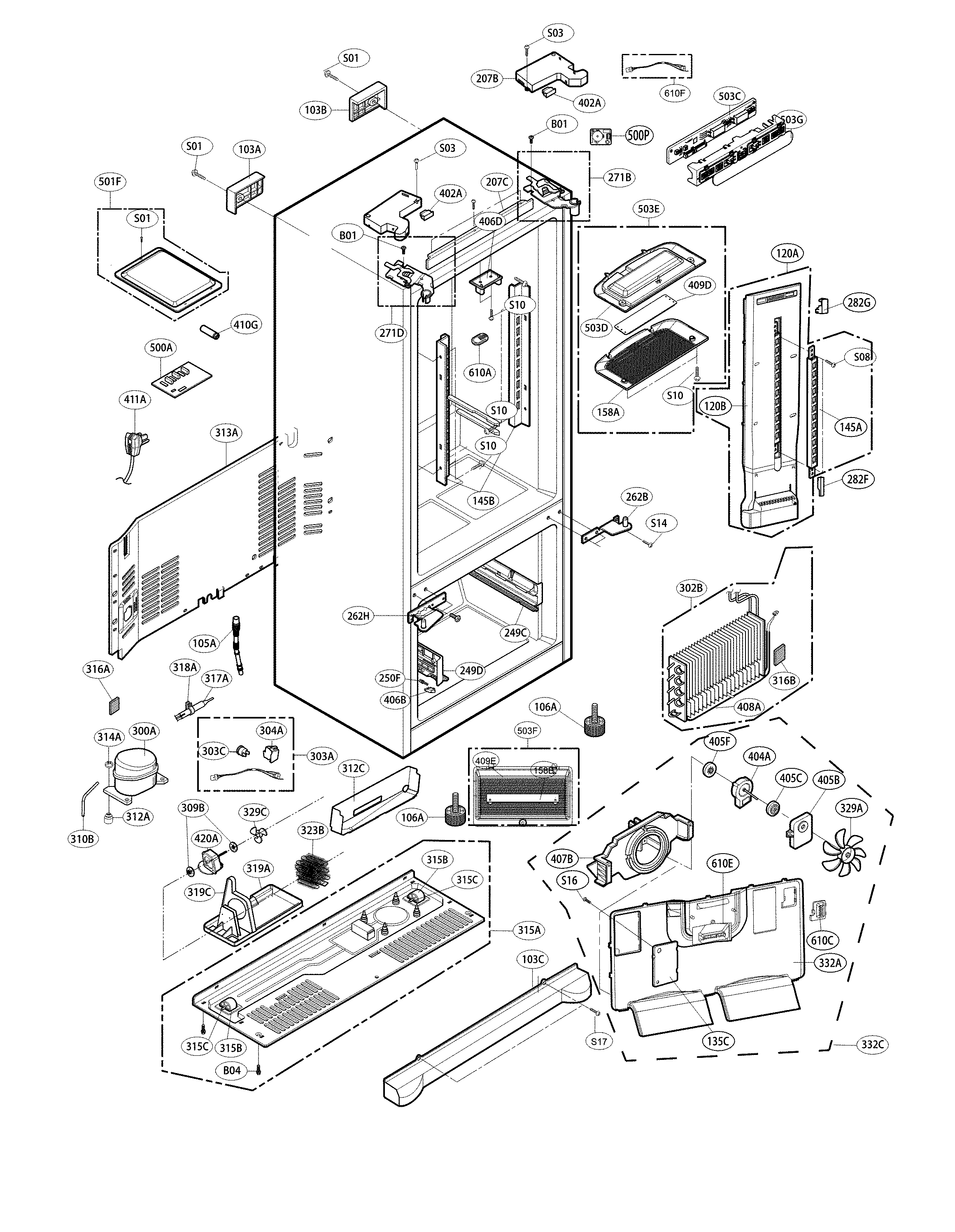 Case parts