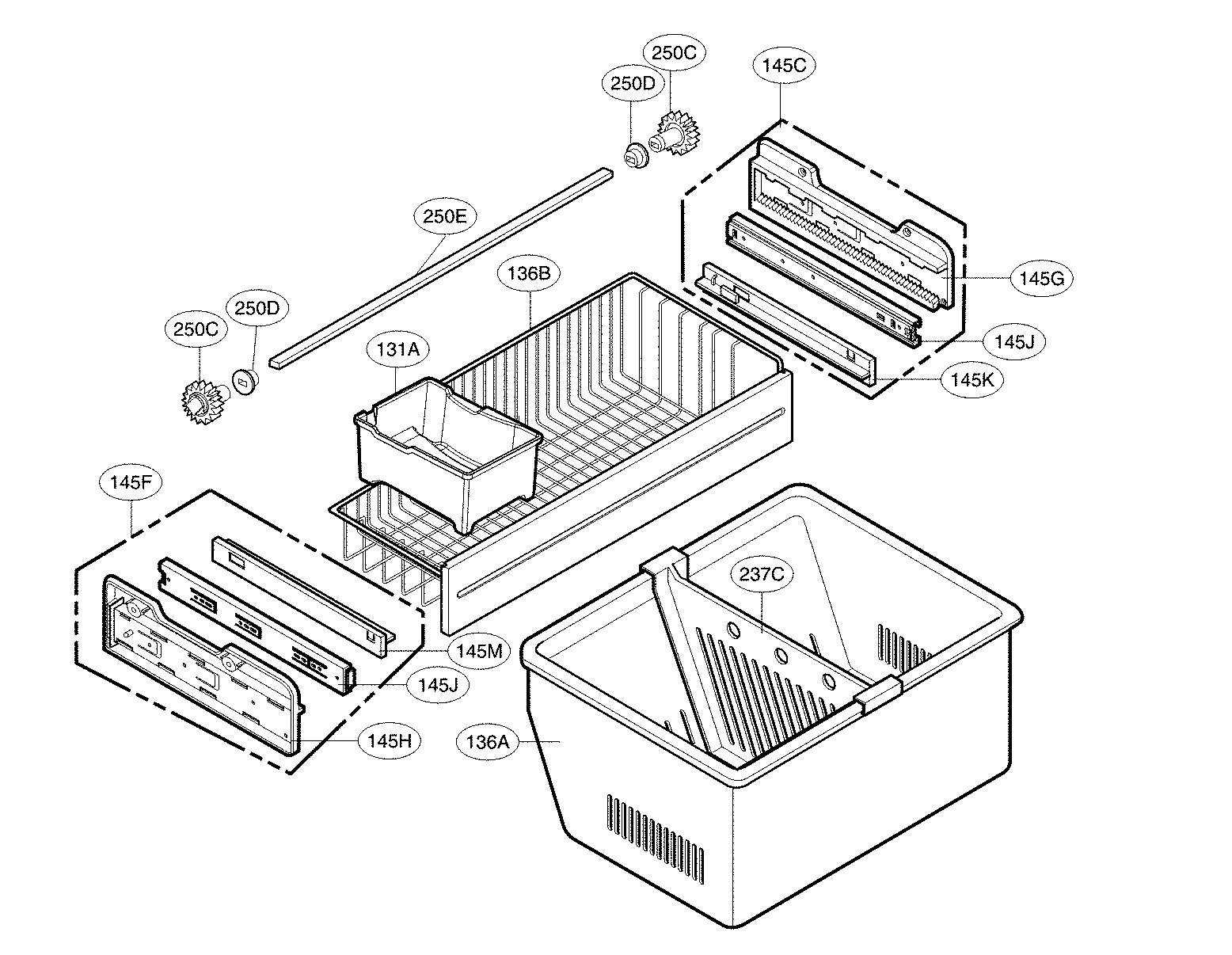 Freezer parts