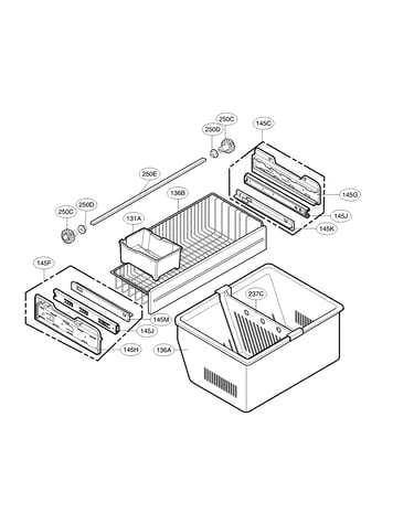 Freezer parts