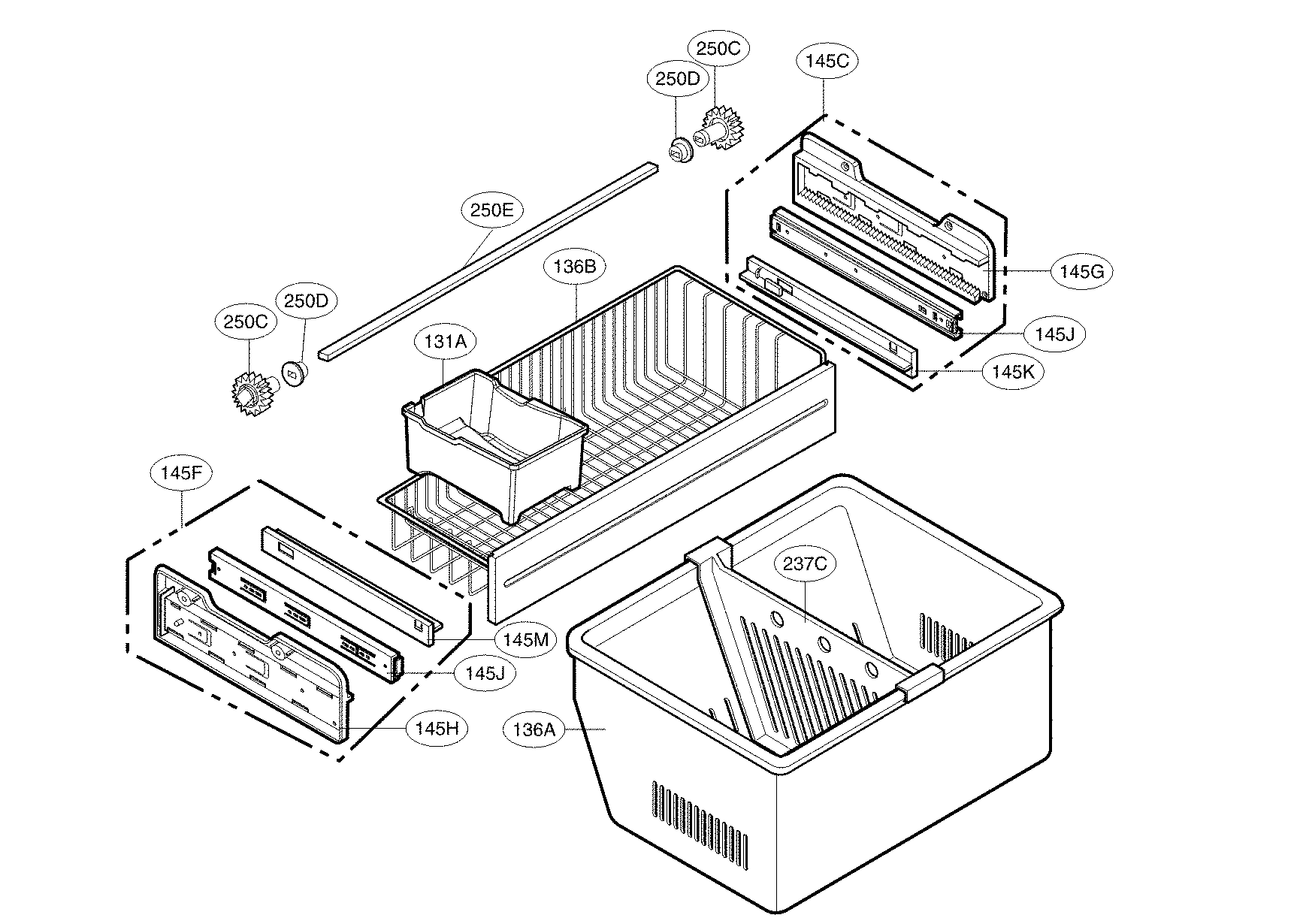 Freezer parts