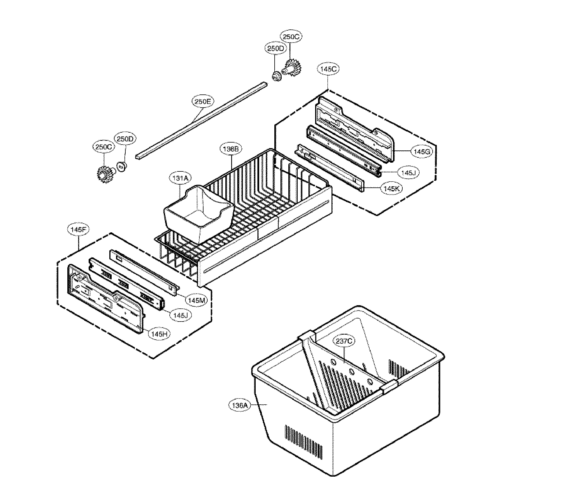 Freezer parts