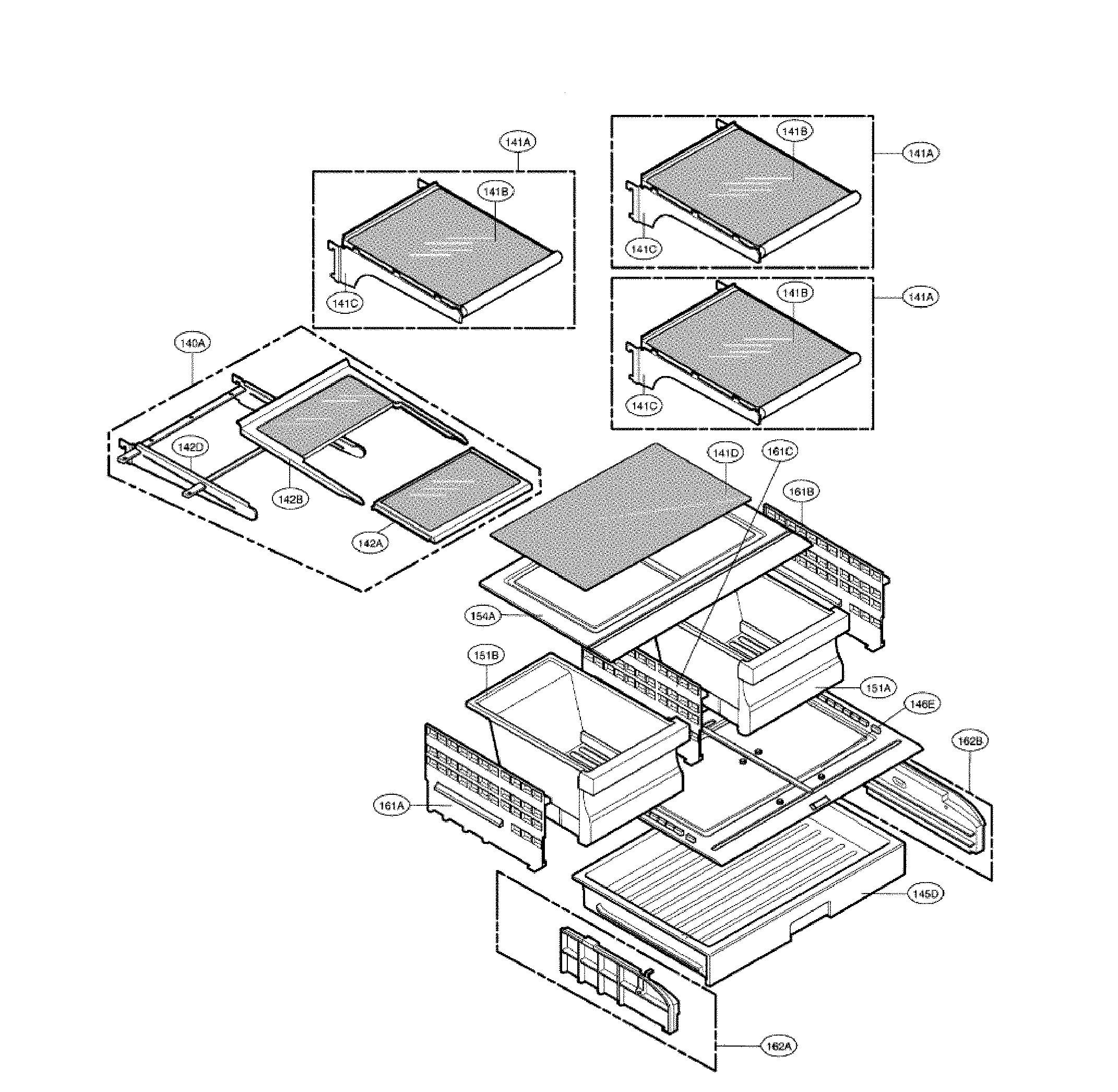 Refrigerator parts