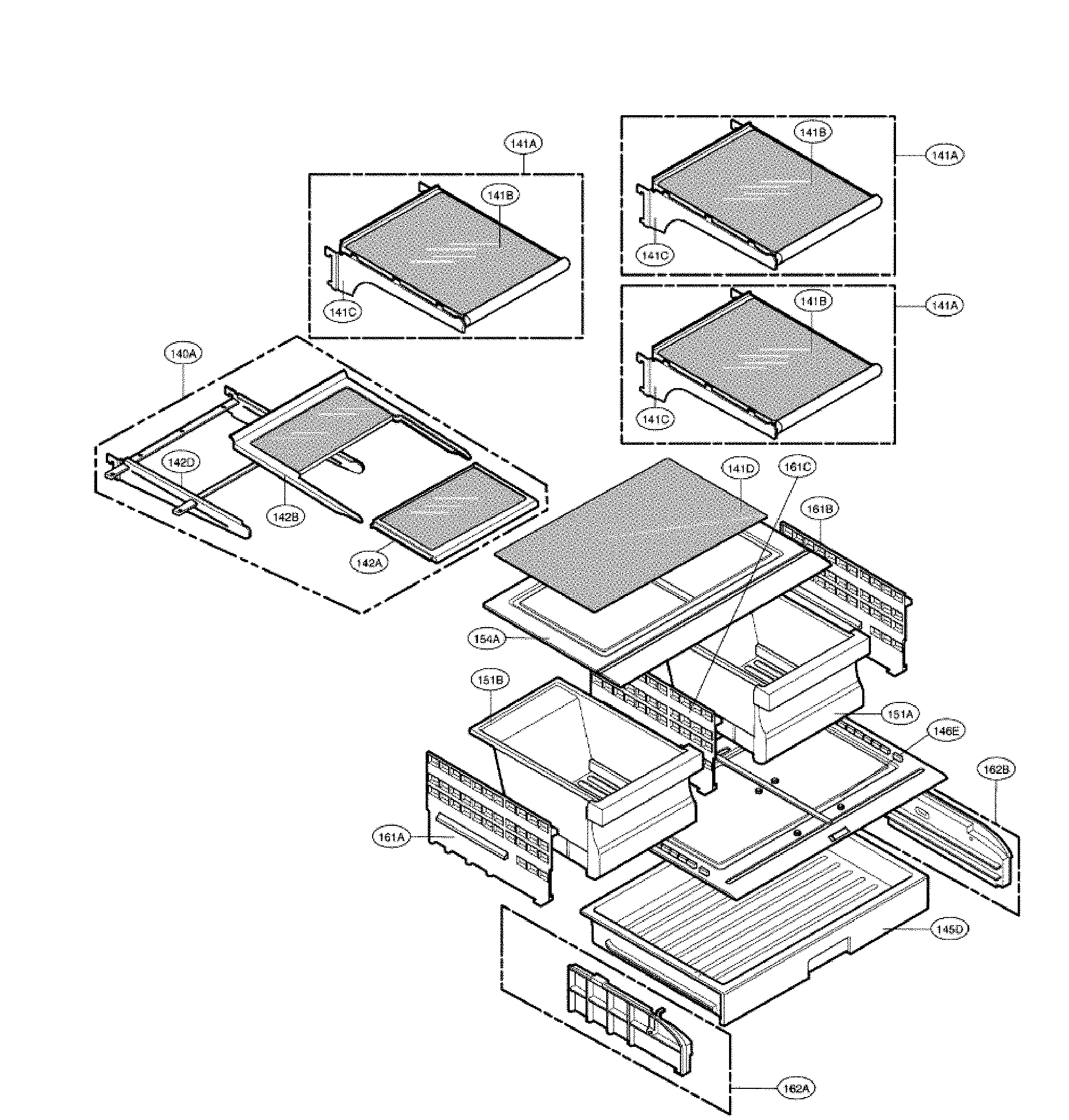 Refrigerator parts