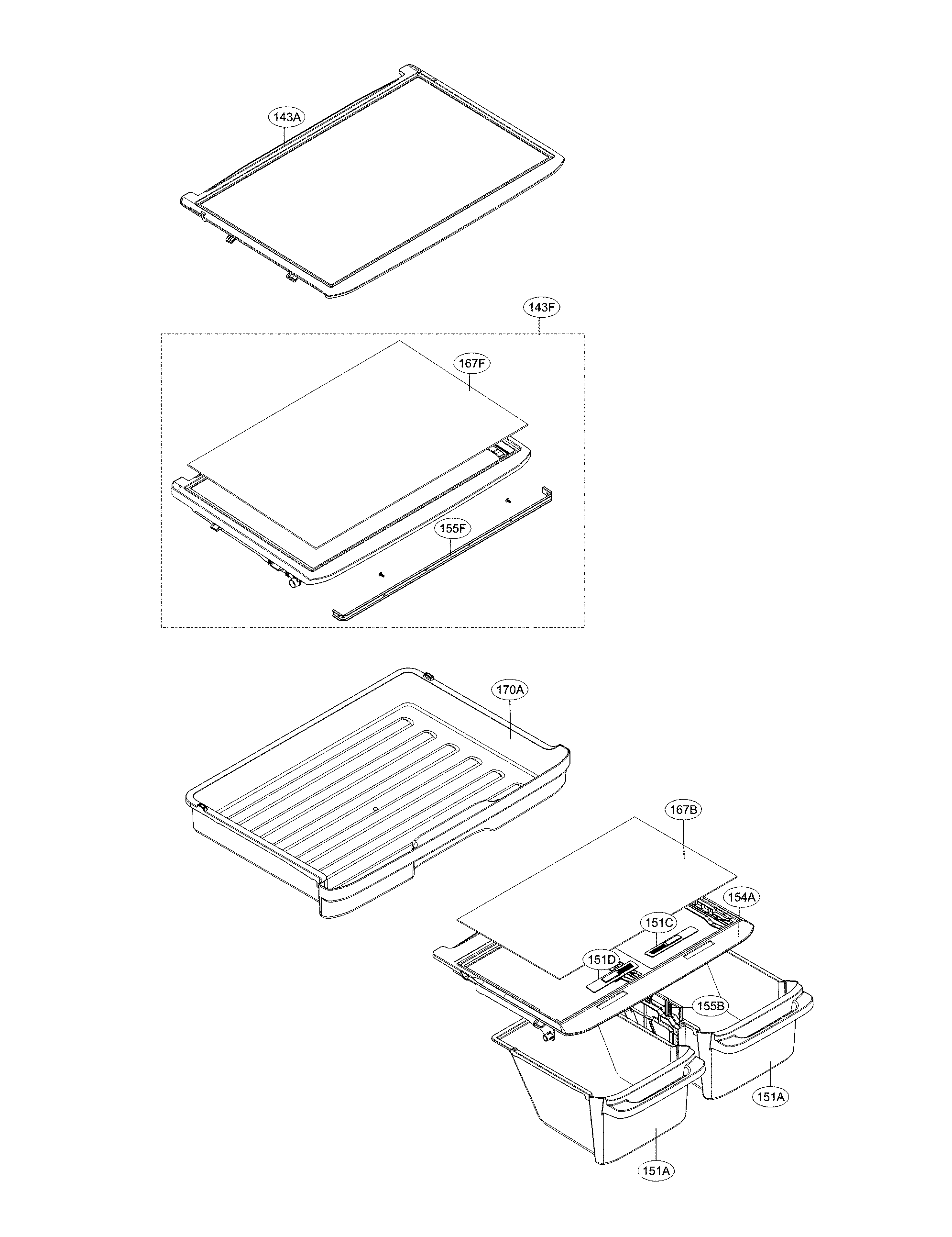 Refrigerator parts