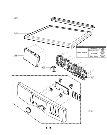 Control panel parts