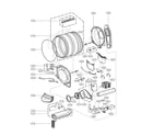 Kenmore 79580318900 drum parts diagram