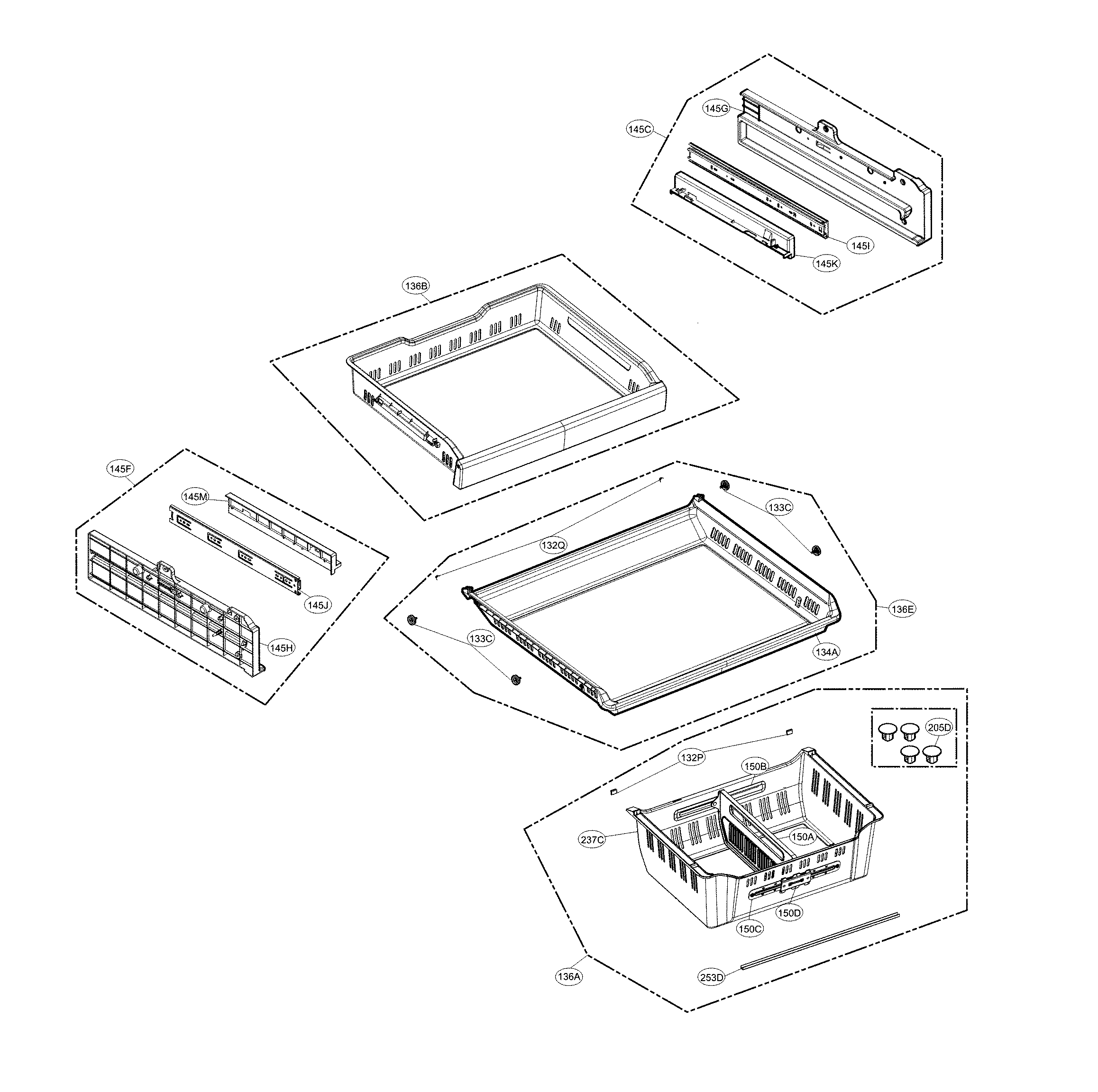 Freezer parts