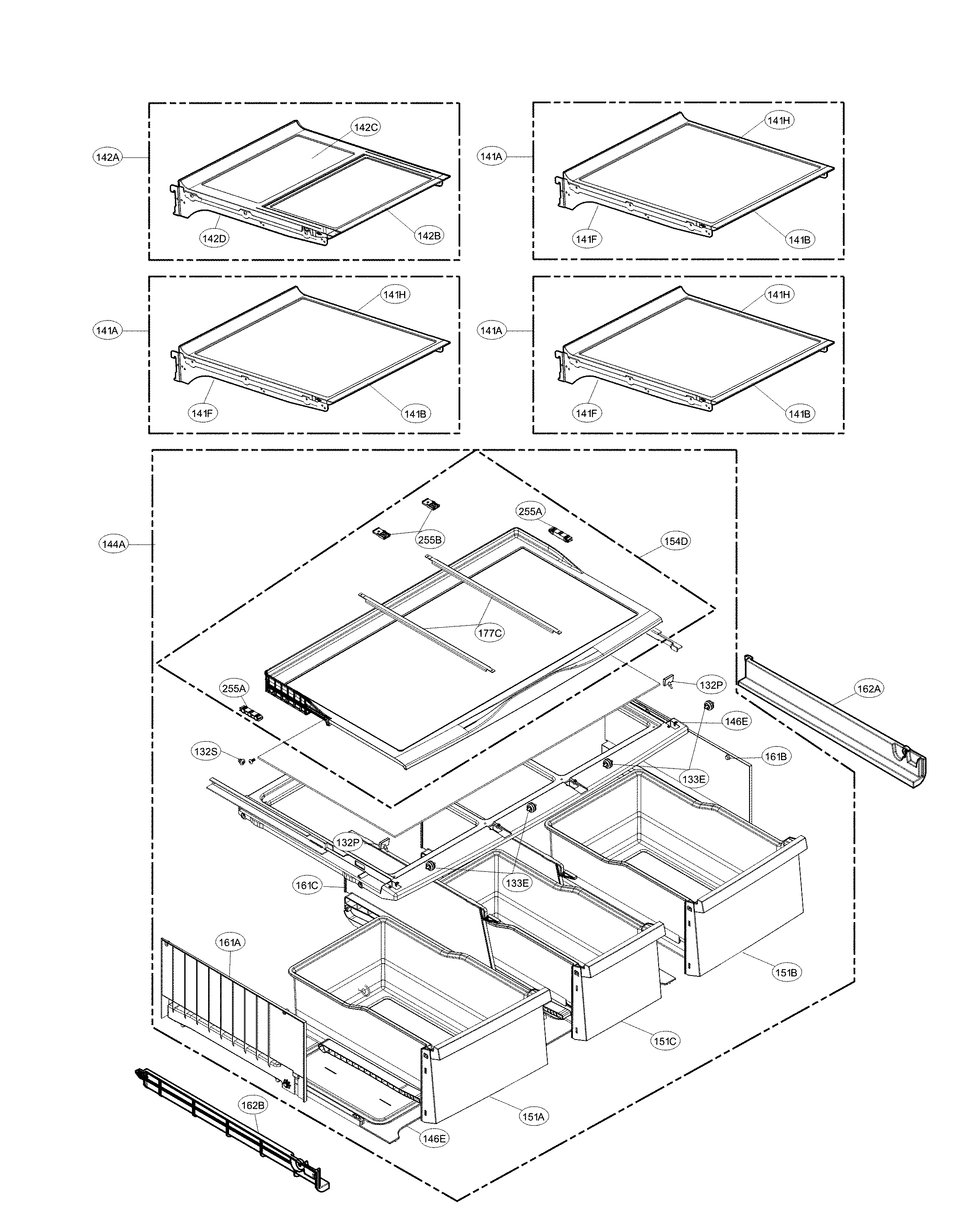Refrigerator parts