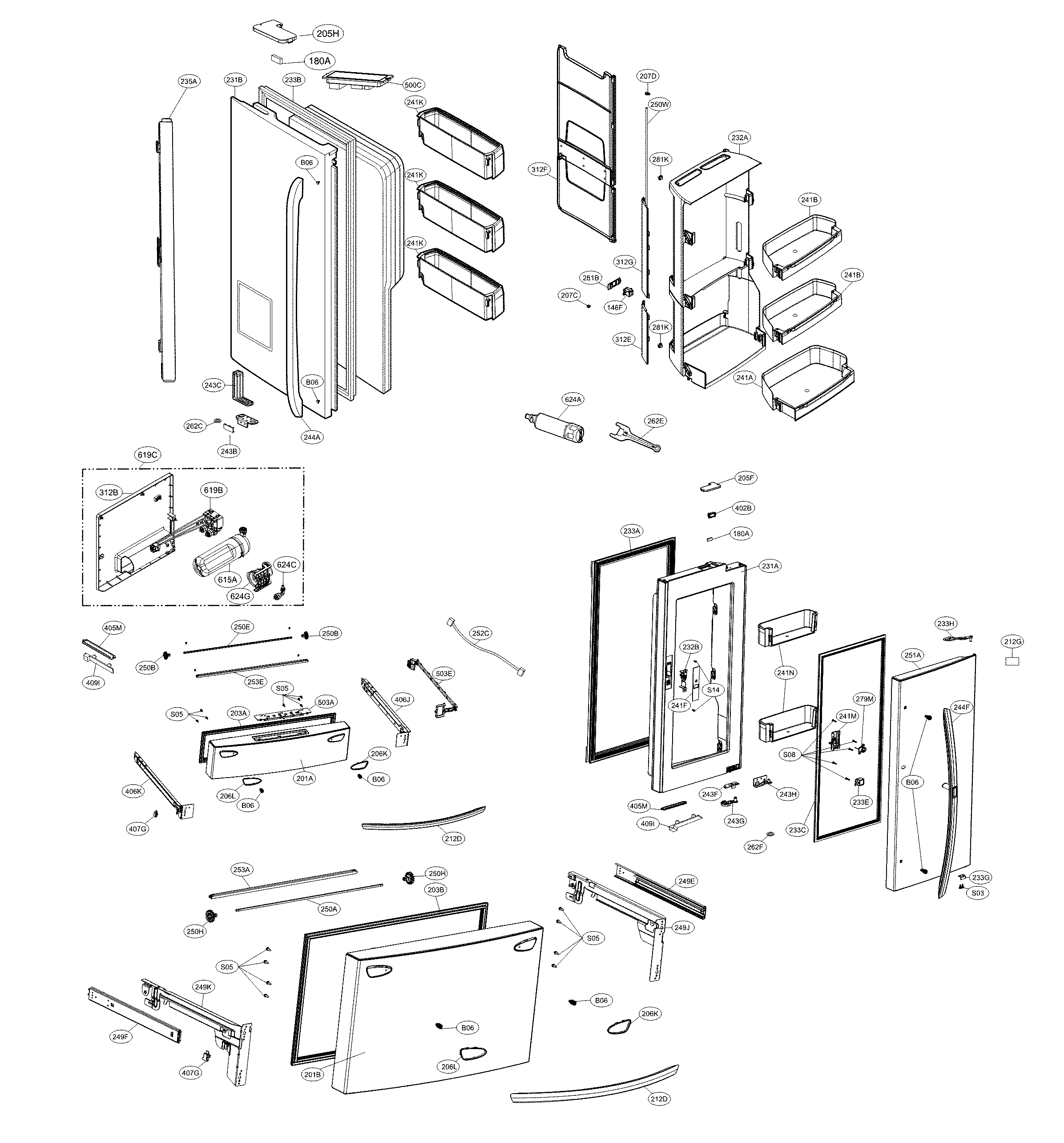 Door parts