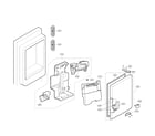 LG LMXS30776D/02 ice maker & ice bin parts diagram