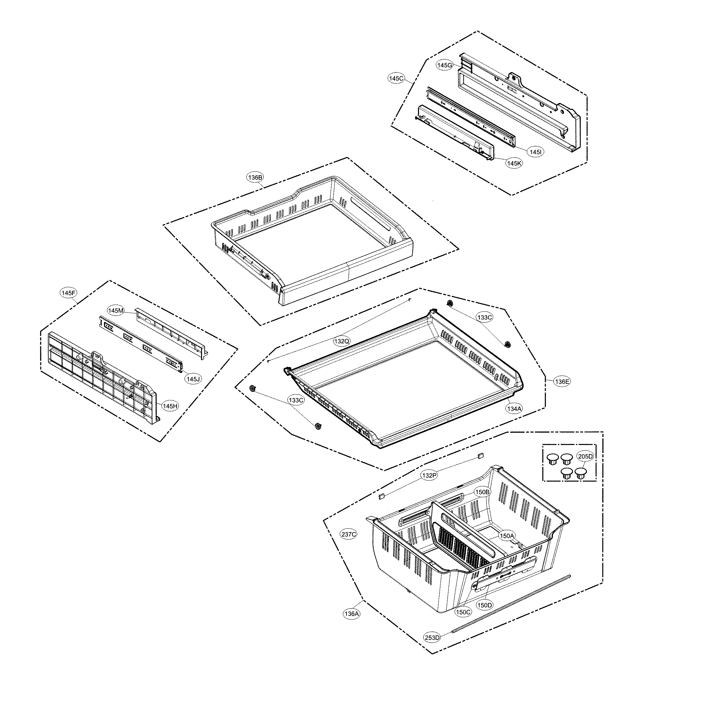 Freezer parts