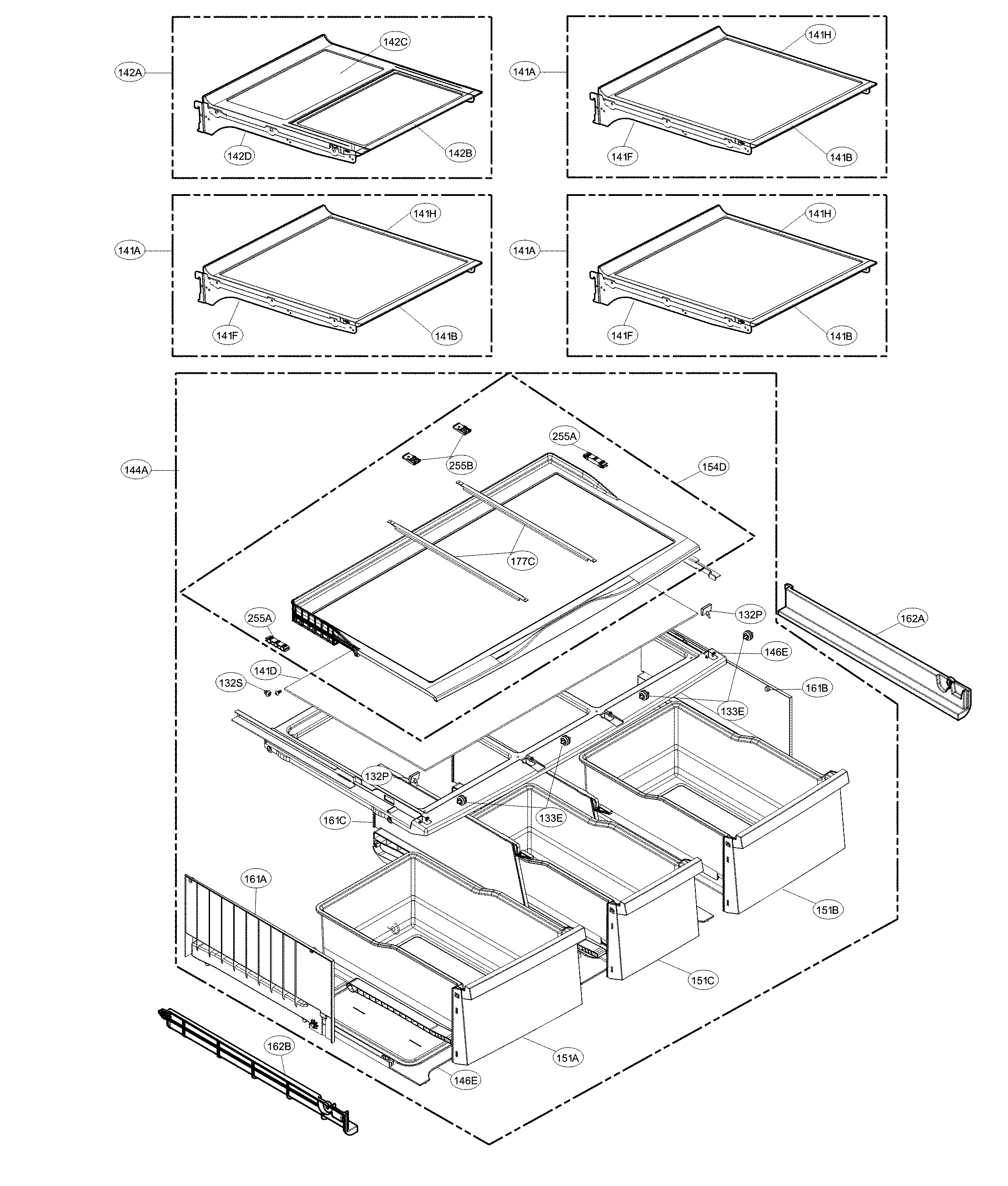 Refrigerator parts