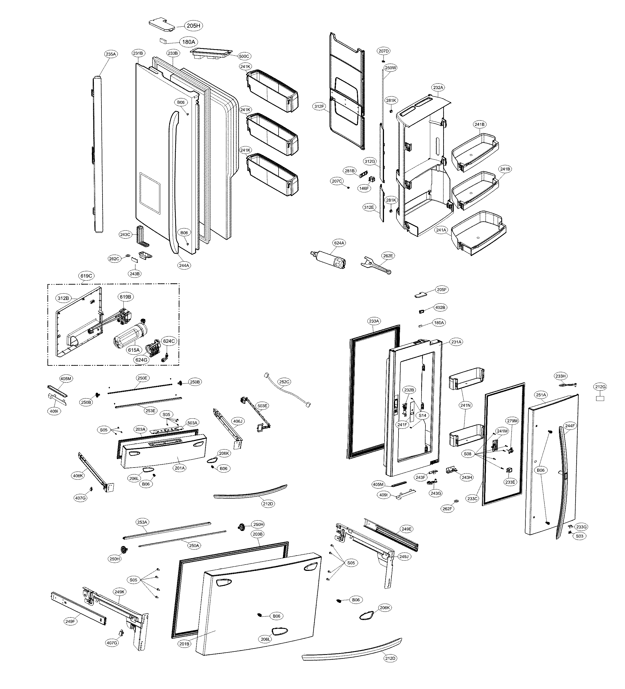 Door parts