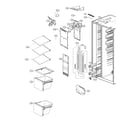 LG LSXS26326S/01 freezer compartment diagram