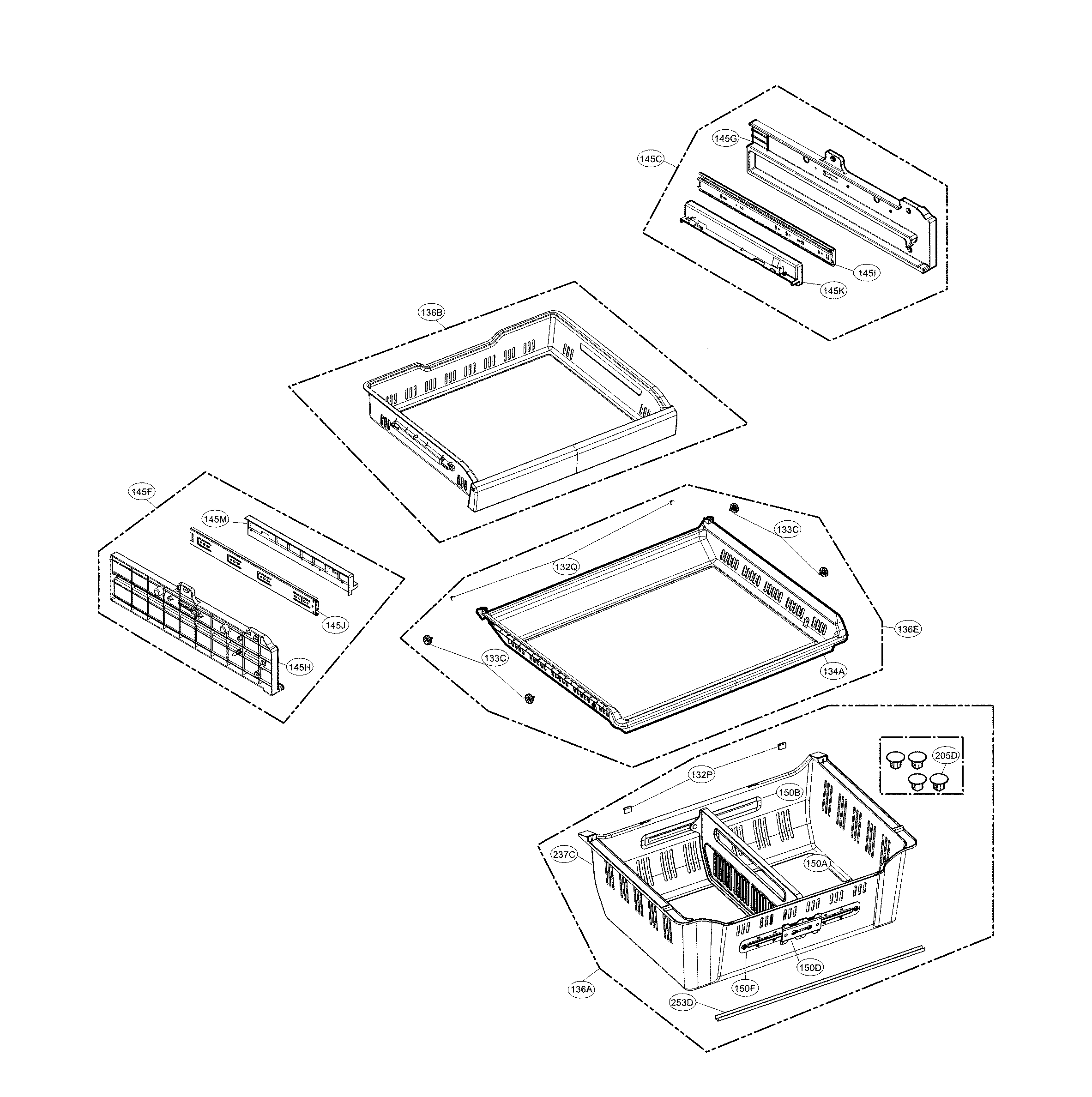 Freezer parts
