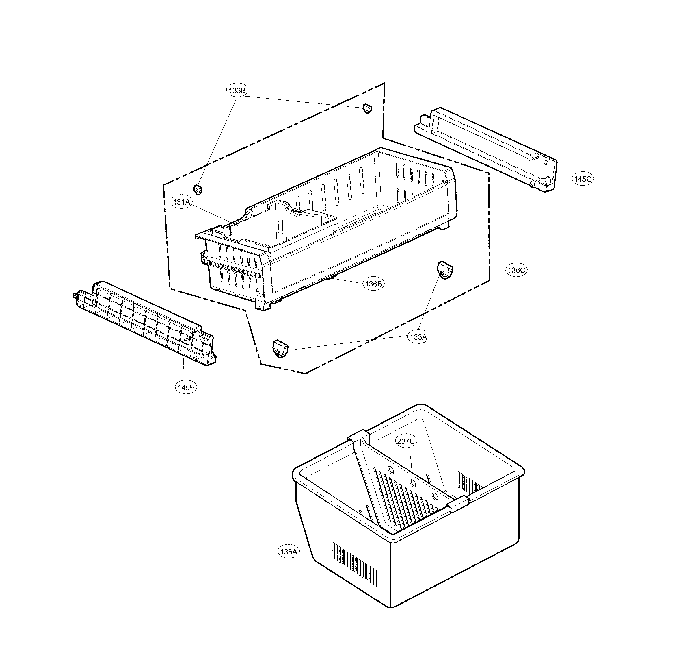Freezer parts