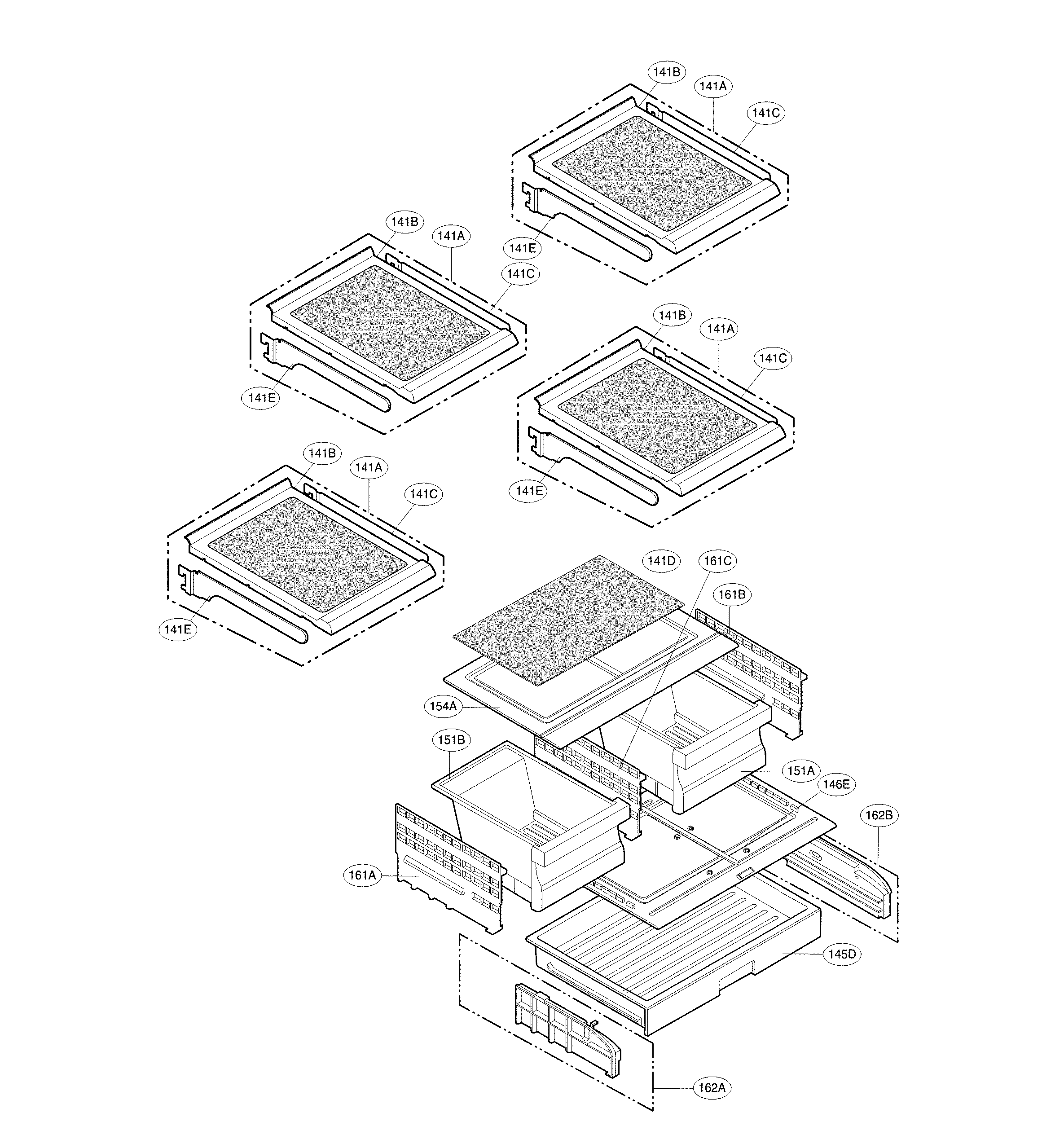 Refrigerator parts