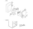 LG LFX25973ST/06 ice maker & ice bin parts diagram