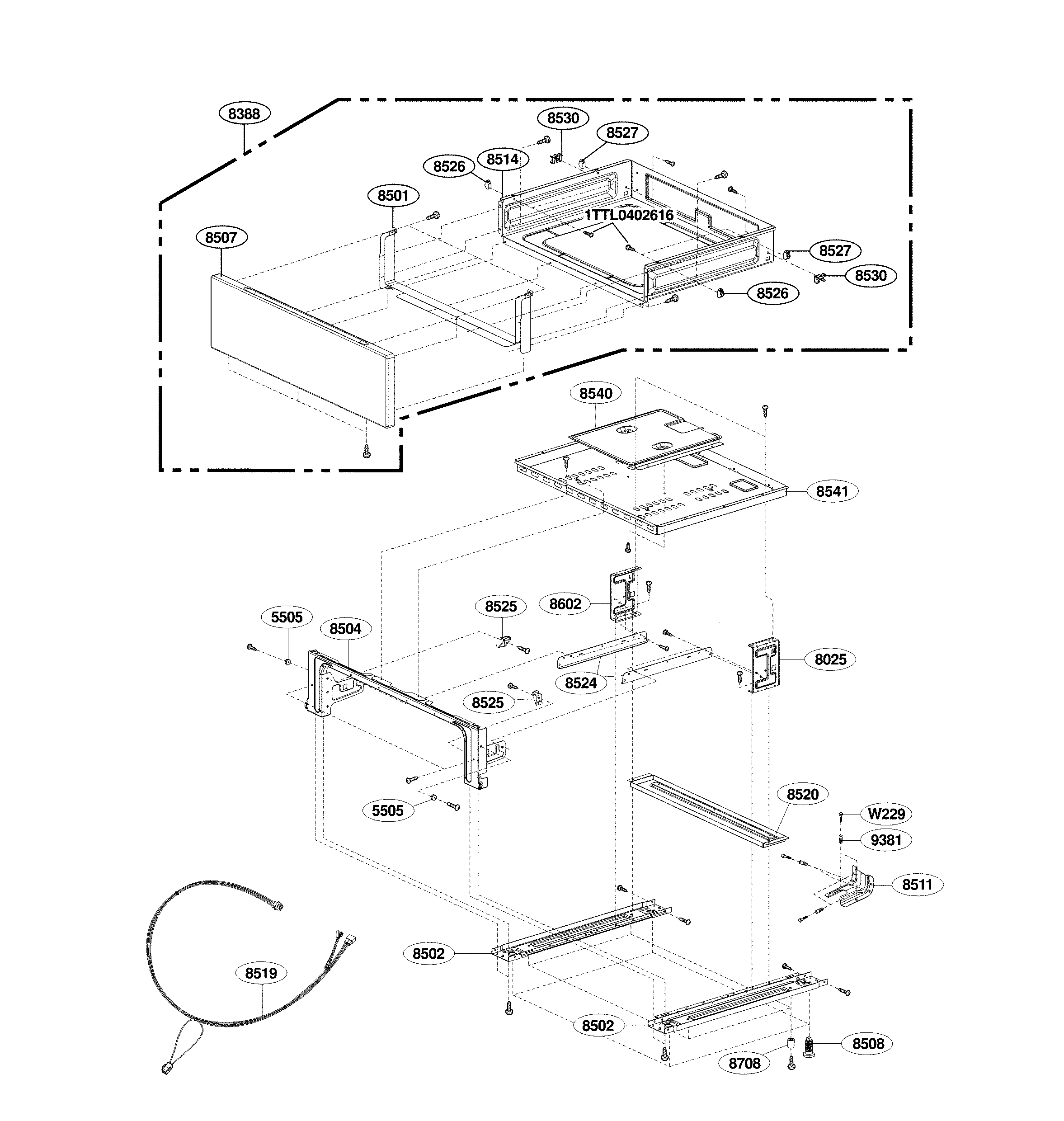 Drawer parts