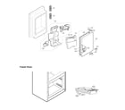 LG LFX29927ST/03 ice maker & ice bin parts diagram