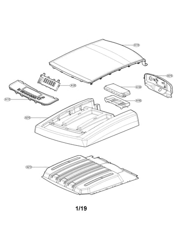 Control panel and plate assy