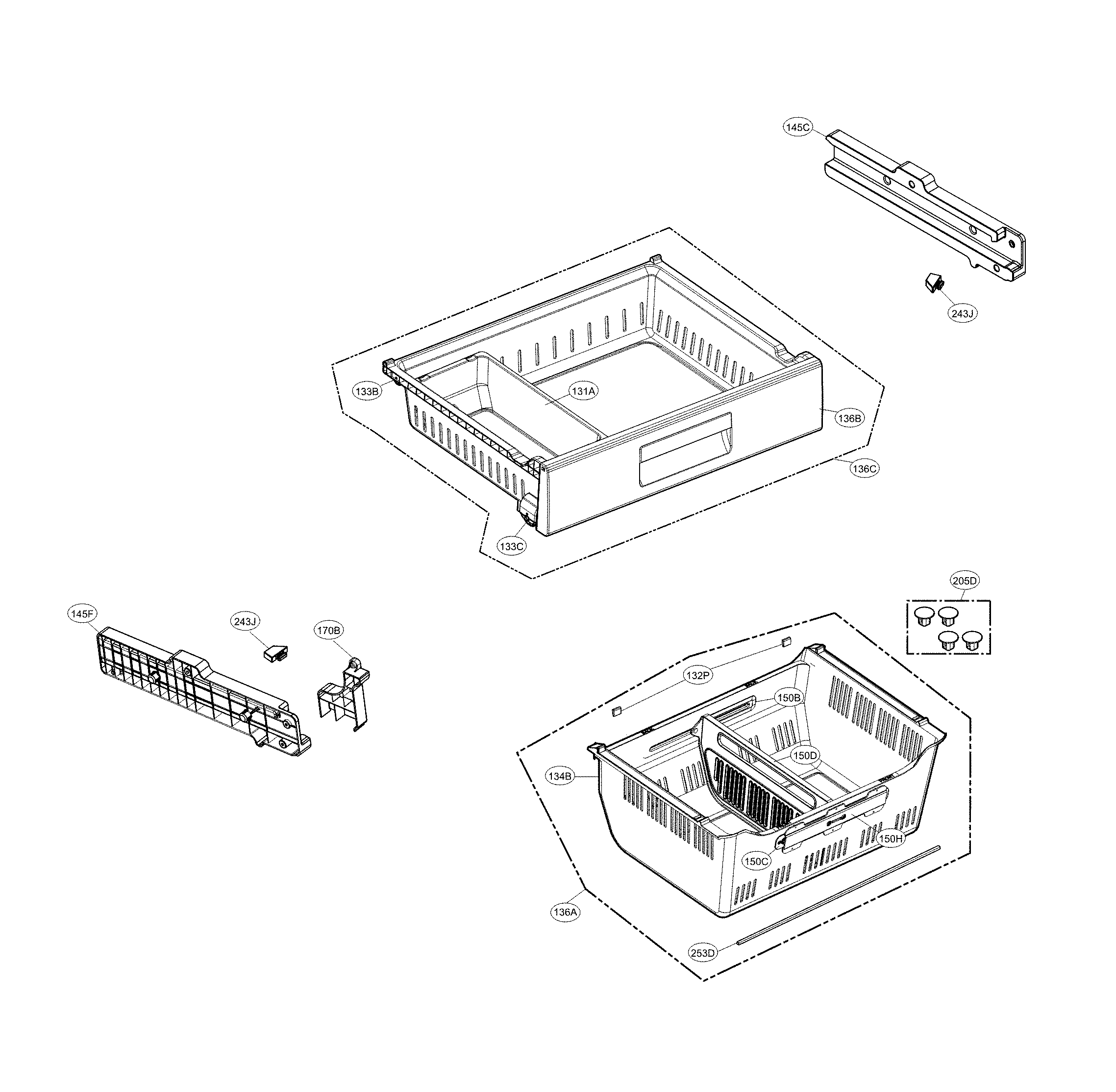 Freezer parts