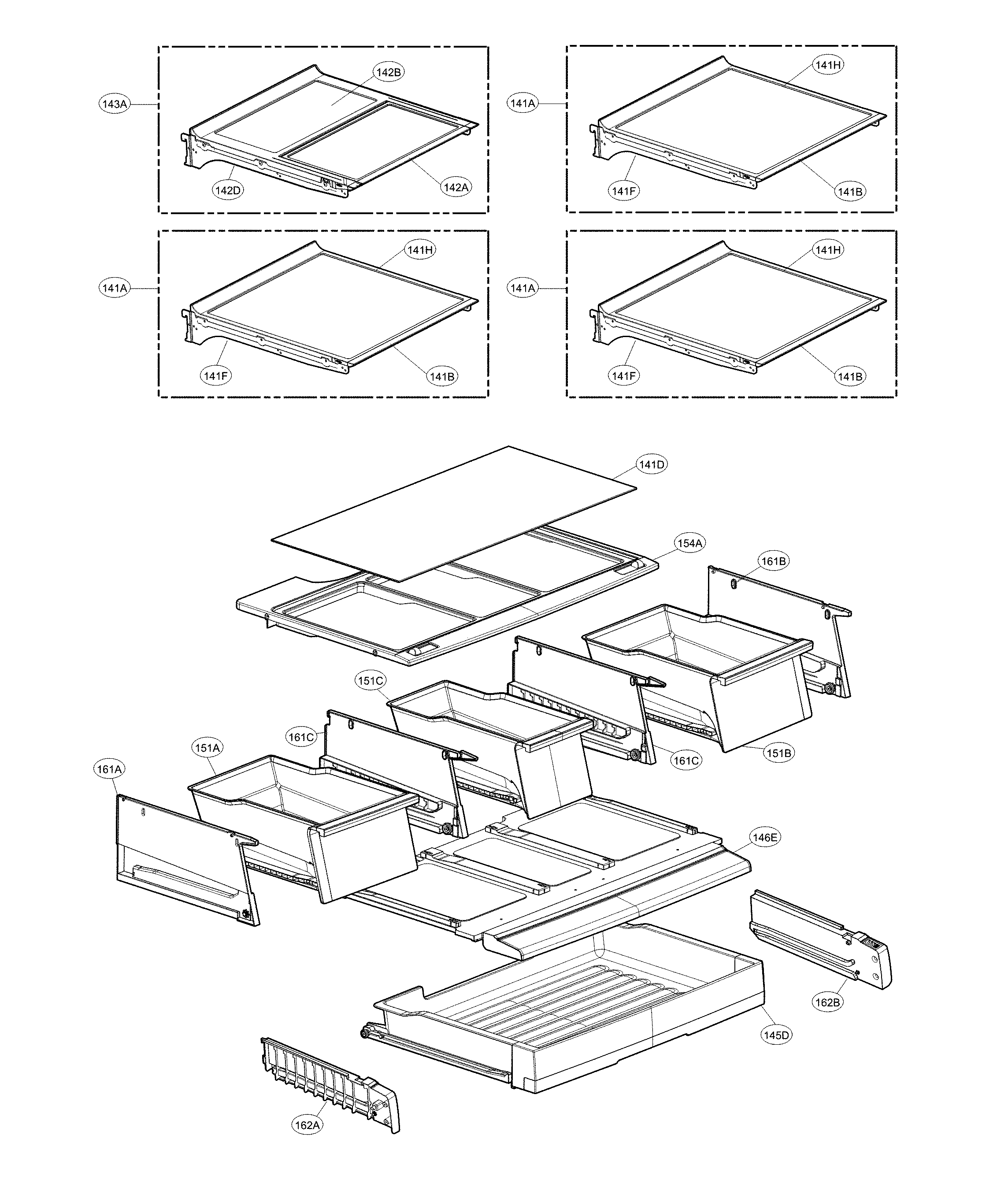 Refrigerator parts