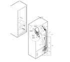 LG LFX29927ST/01 valve & water tube parts diagram