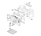 LG LMHM2237ST/01 oven cavity parts diagram