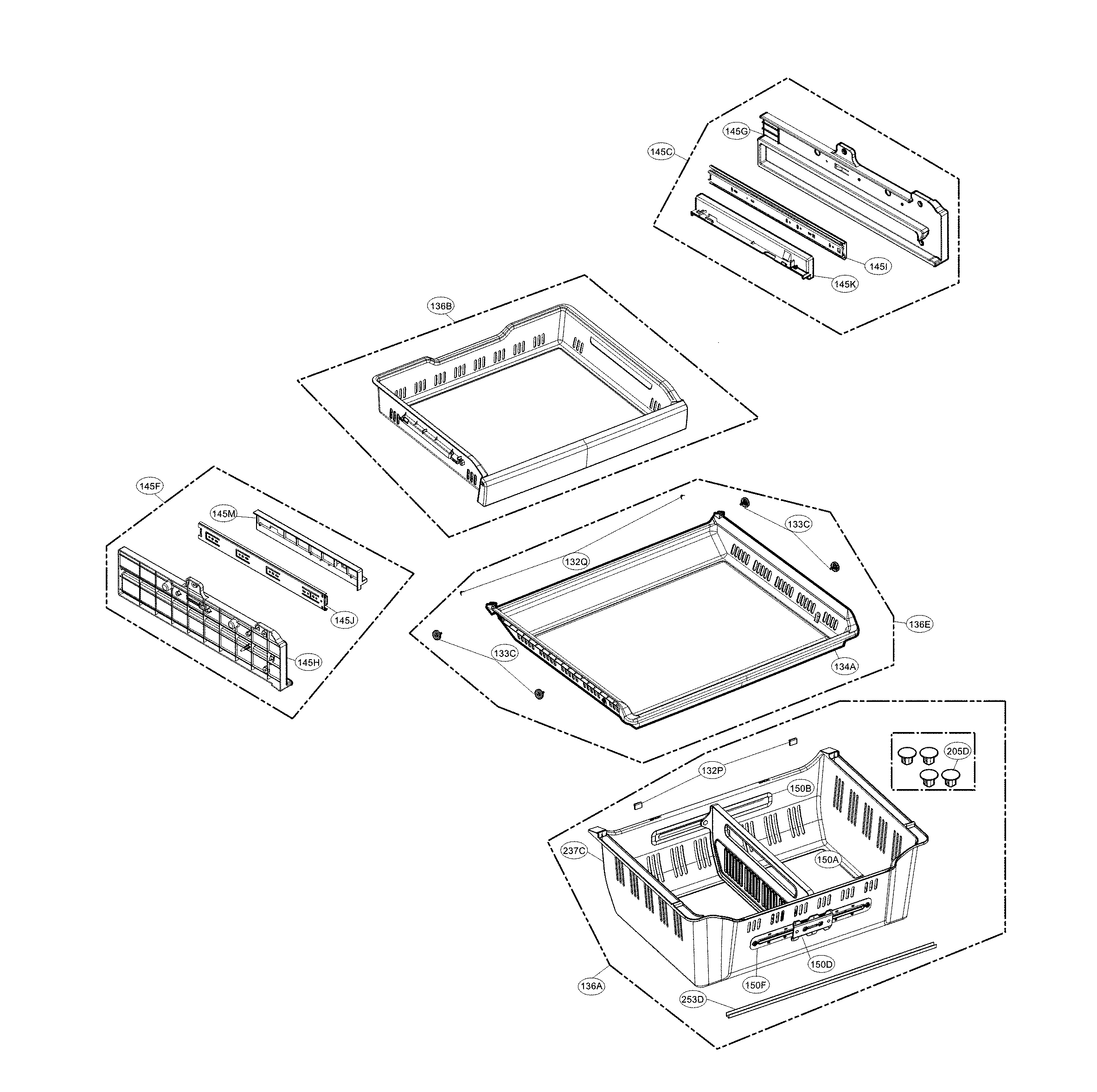 Freezer parts