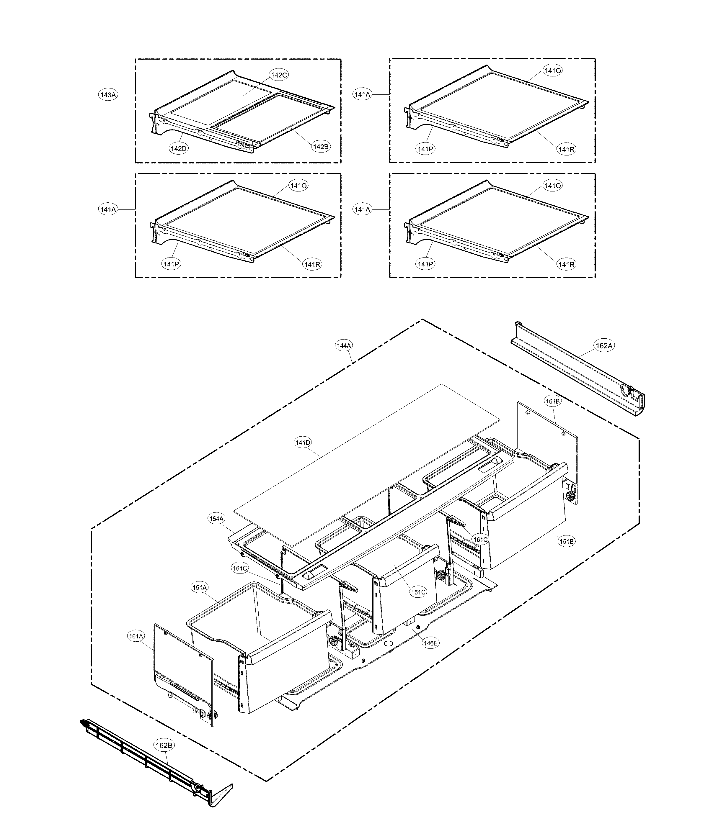 Refrigerator parts