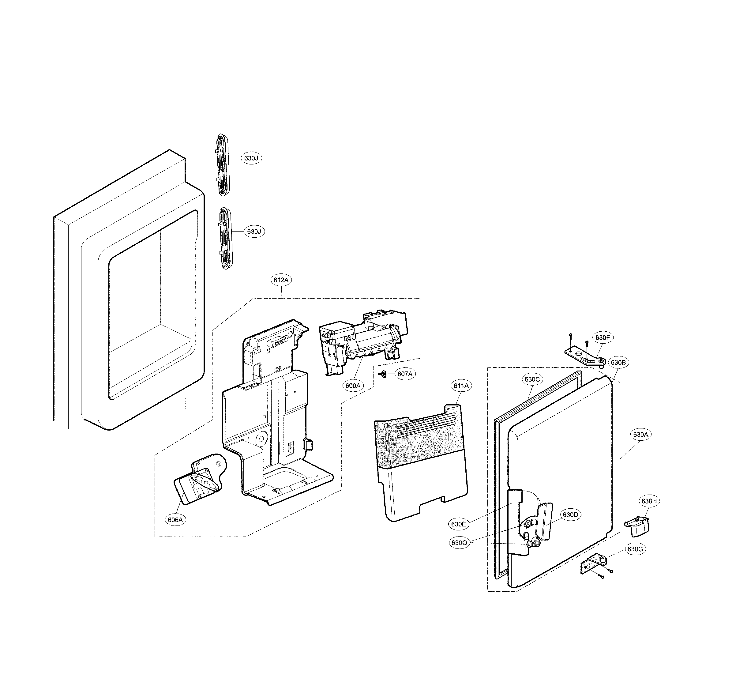 ICE MAKER & ICE BIN PARTS