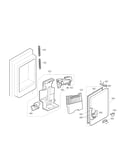 Ice maker & ice bin parts