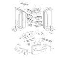 LG LFXS29626B/00 door parts diagram