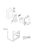 Ice maker & ice bin parts