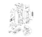 LG LFXS29626B/00 case parts diagram
