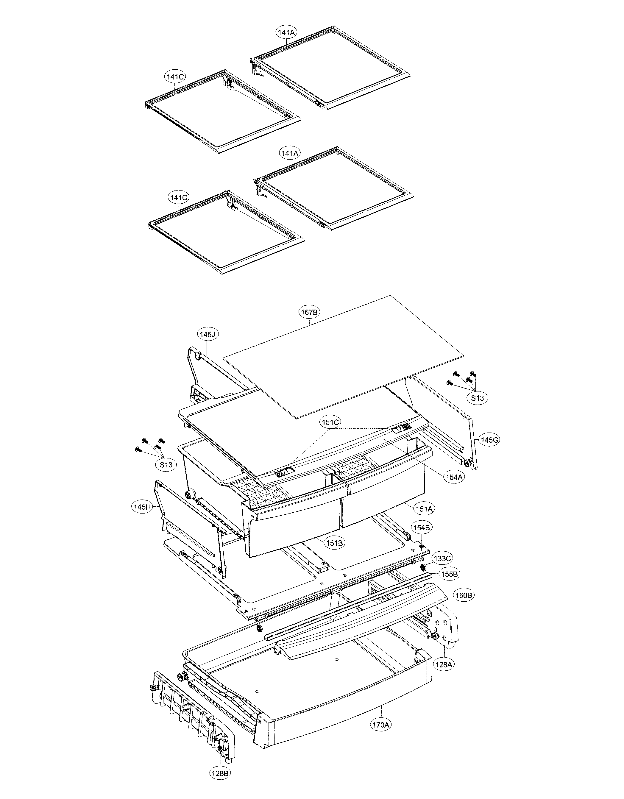 Refrigerator parts