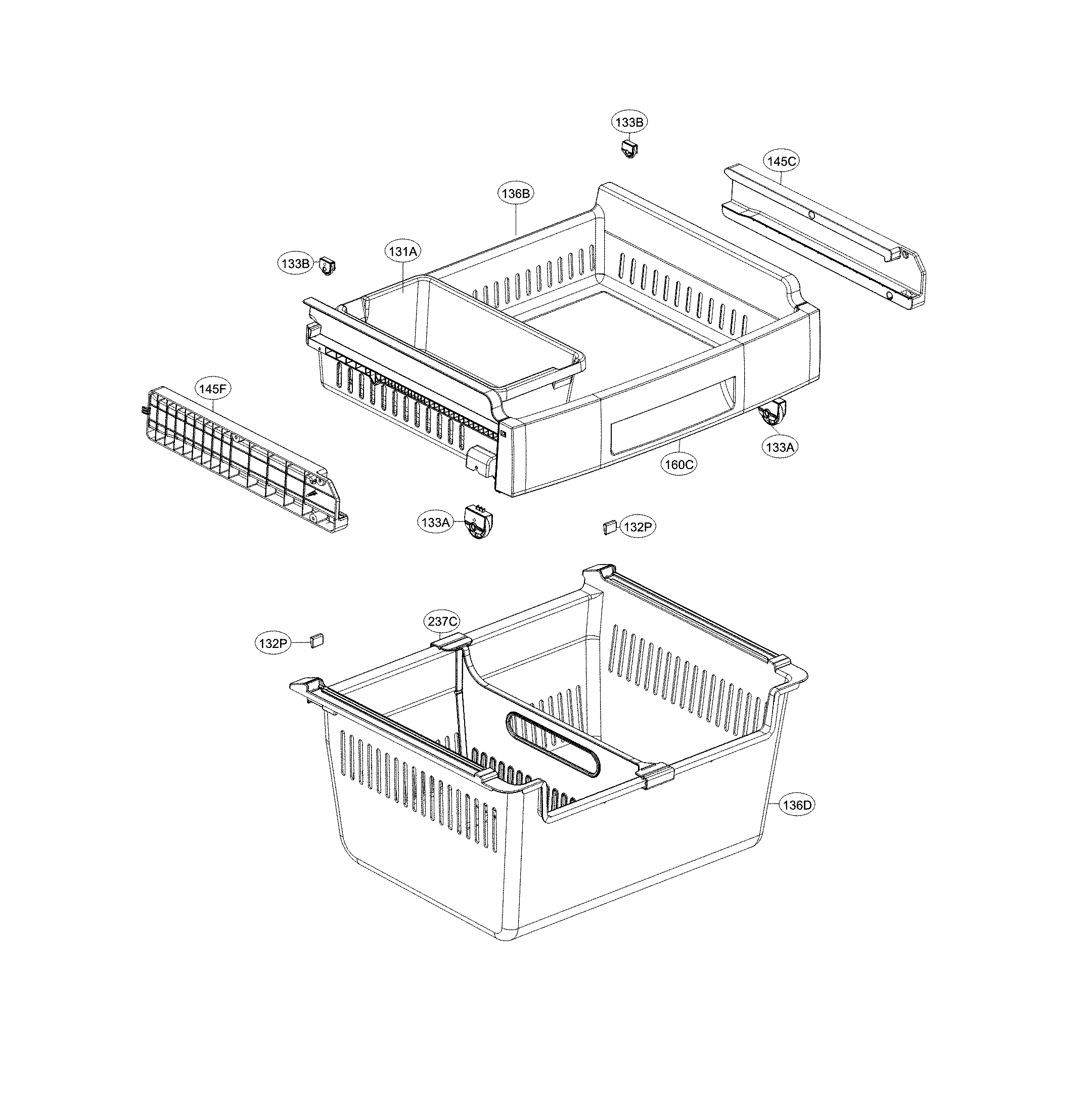 Freezer parts