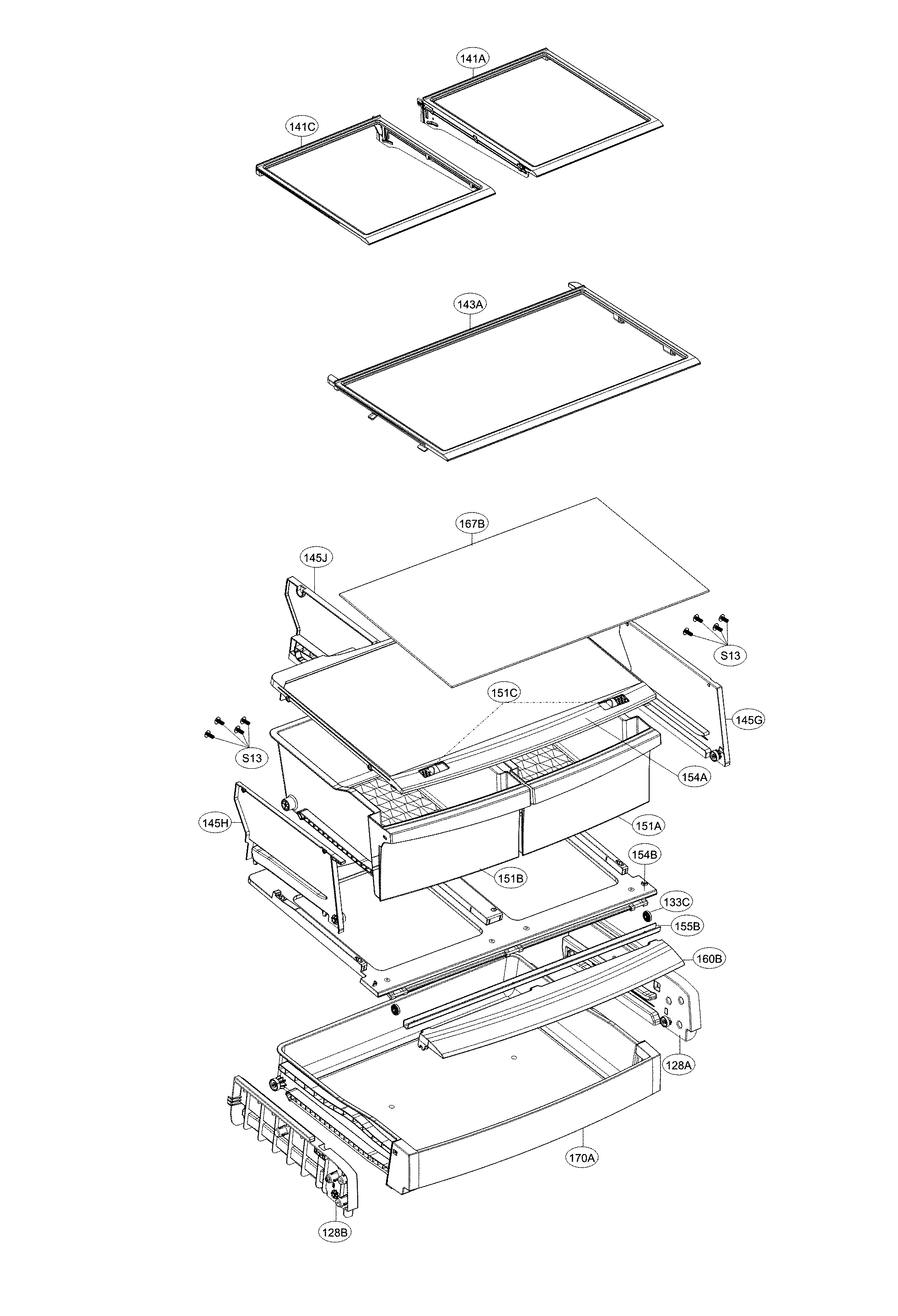 Refrigerator parts