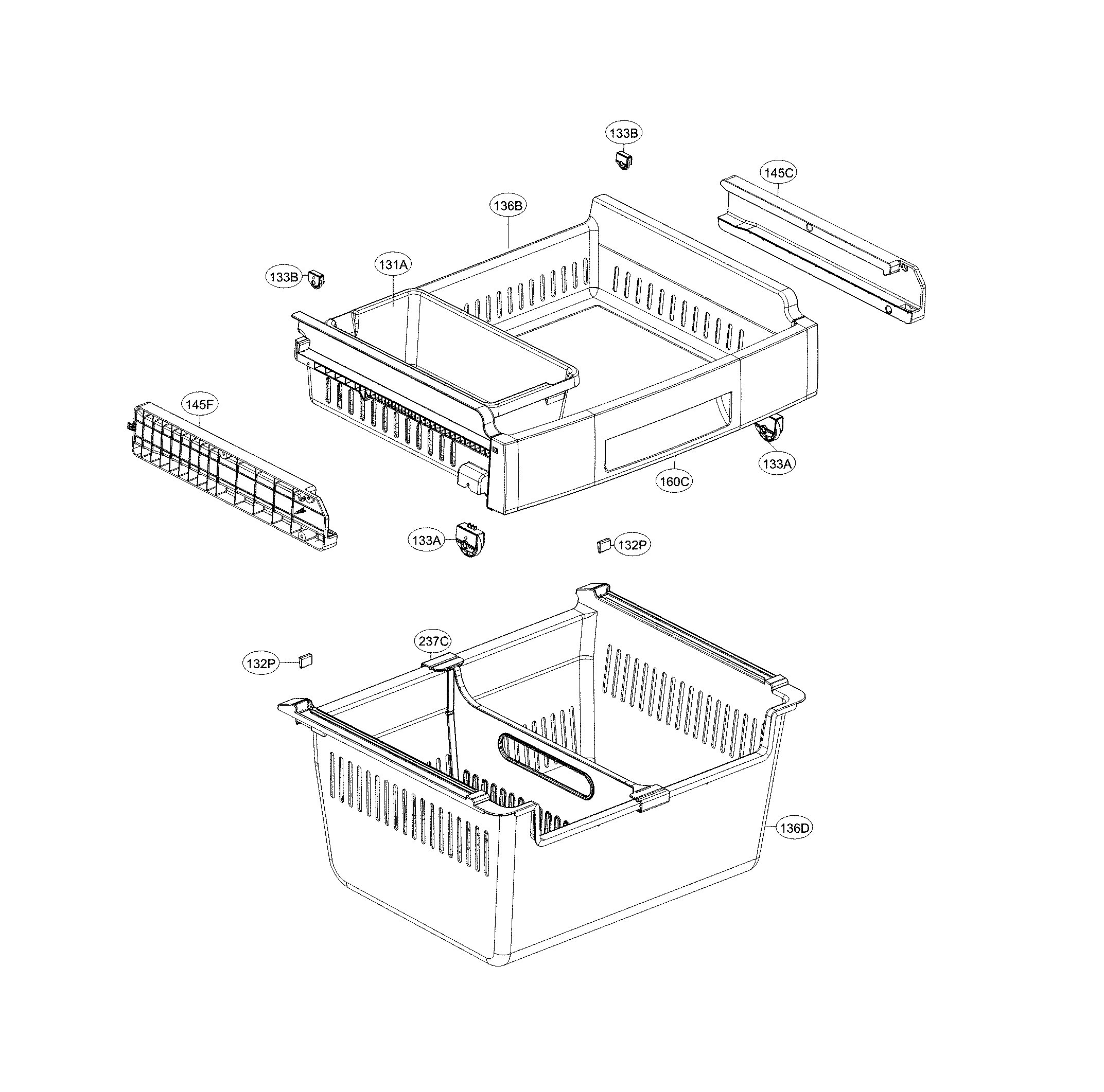 Freezer parts