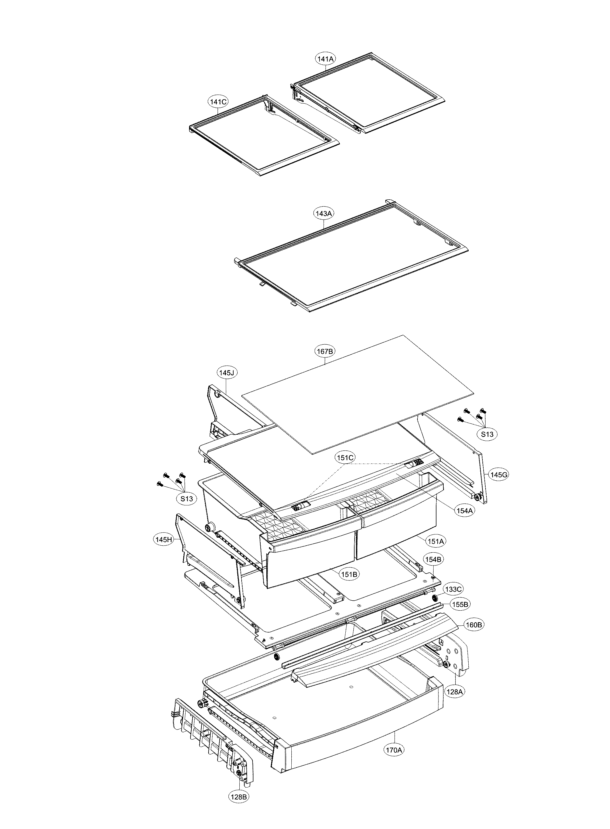 Refrigerator parts